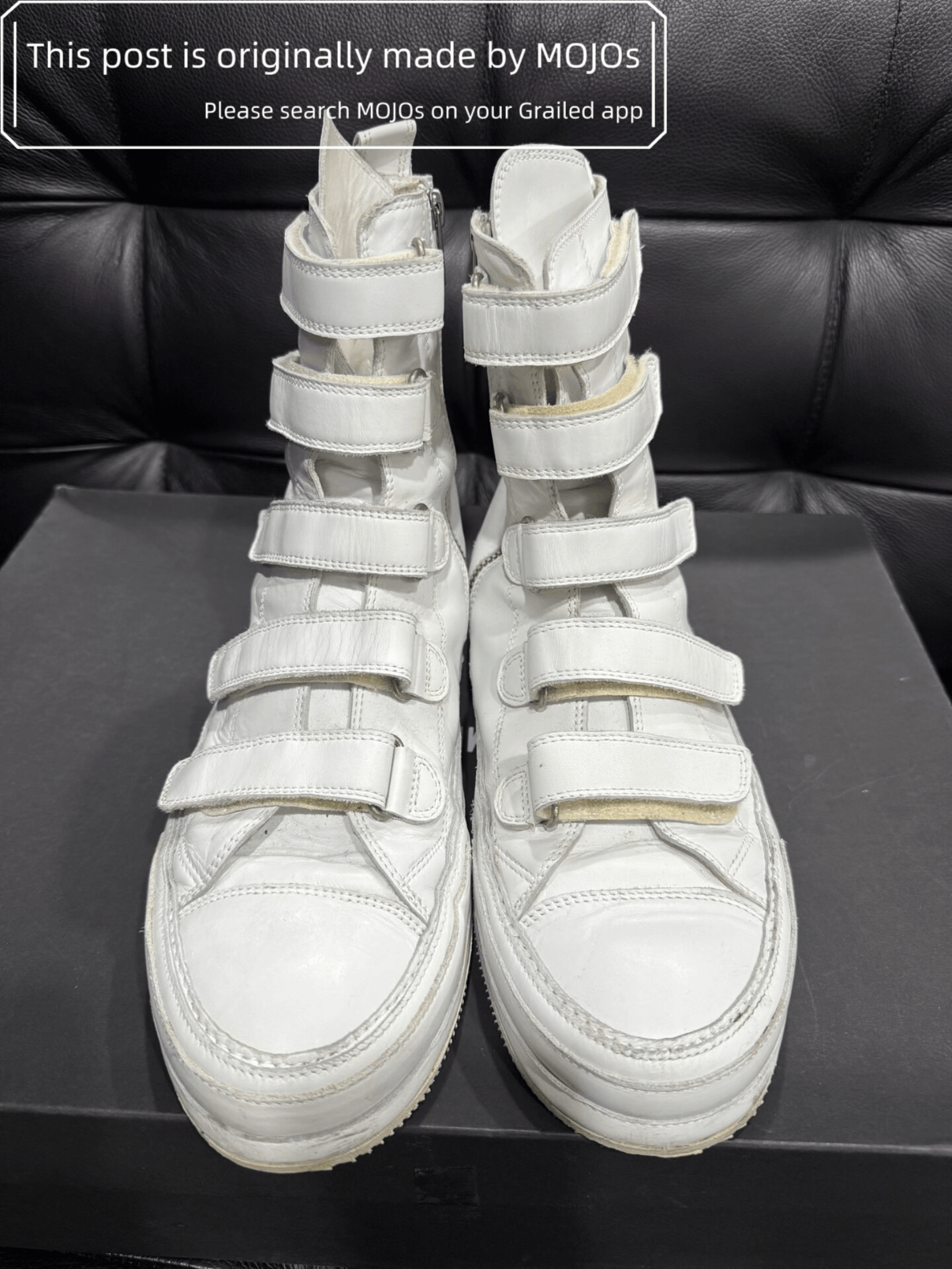 Ann Demeulemeester Sz 43 Ann Demeulemeester Stripe Hi-top Mojos47201826 Size US 10 / EU 43 - 1 Thumbnail