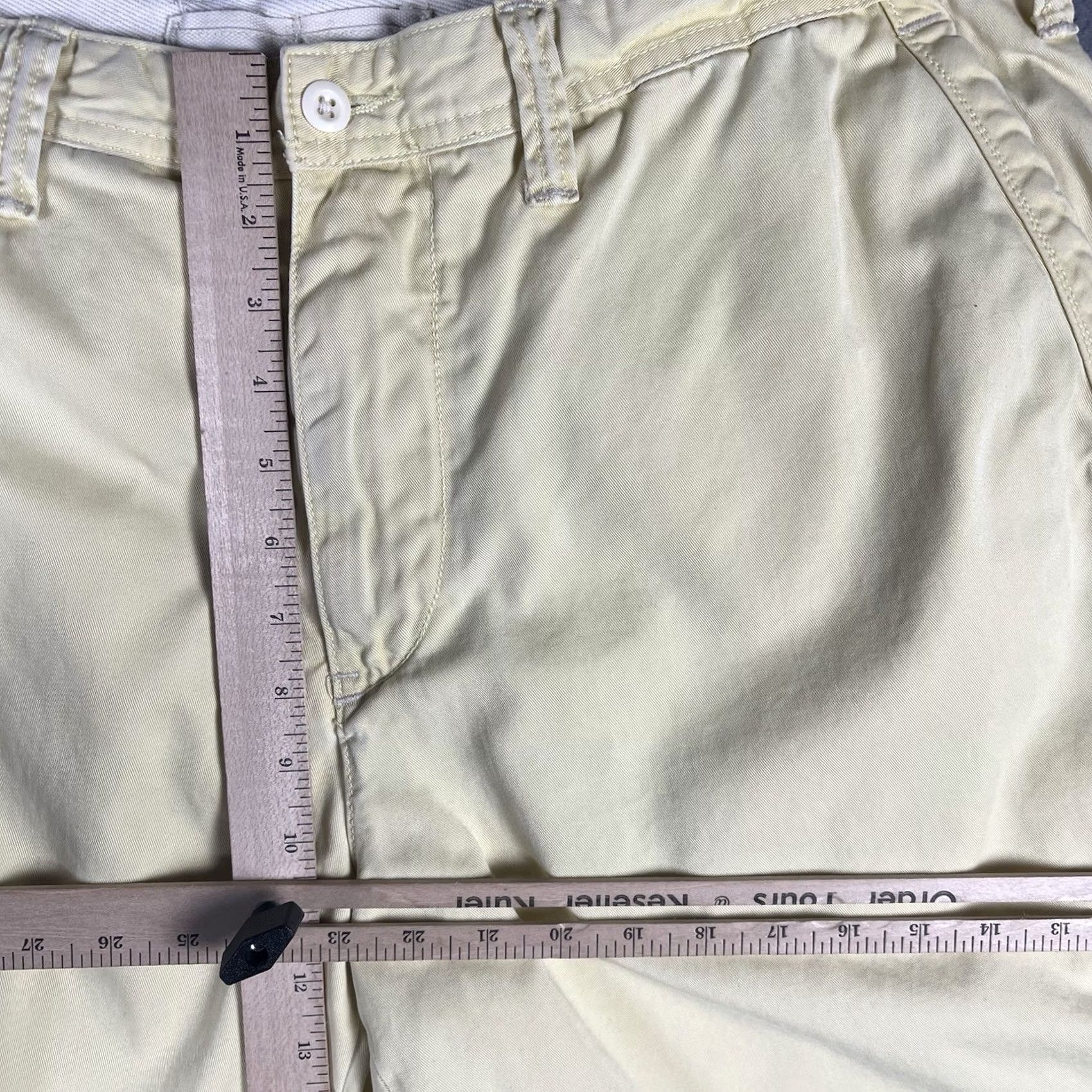 Polo Ralph Lauren Polo Ralph Lauren Men's Yellow Cotton Shorts Size 38 Drawstrings Preppy Vacation Size US M / EU 48-50 / 2 - 7 Thumbnail