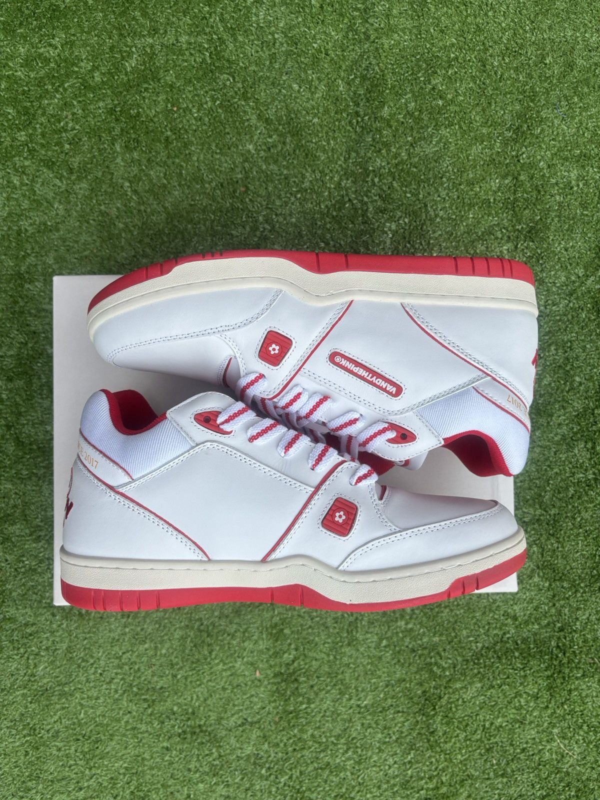 Vandy the Pink “Red Trainers” Size 11