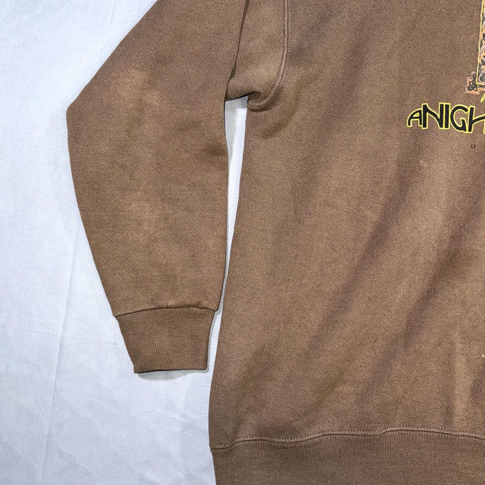 Lee VINTAGE Lee Sweatshirt Mens Large Brown Night Of Knights 1997 Graphic USA Size US L / EU 52-54 / 3 - 6 Thumbnail