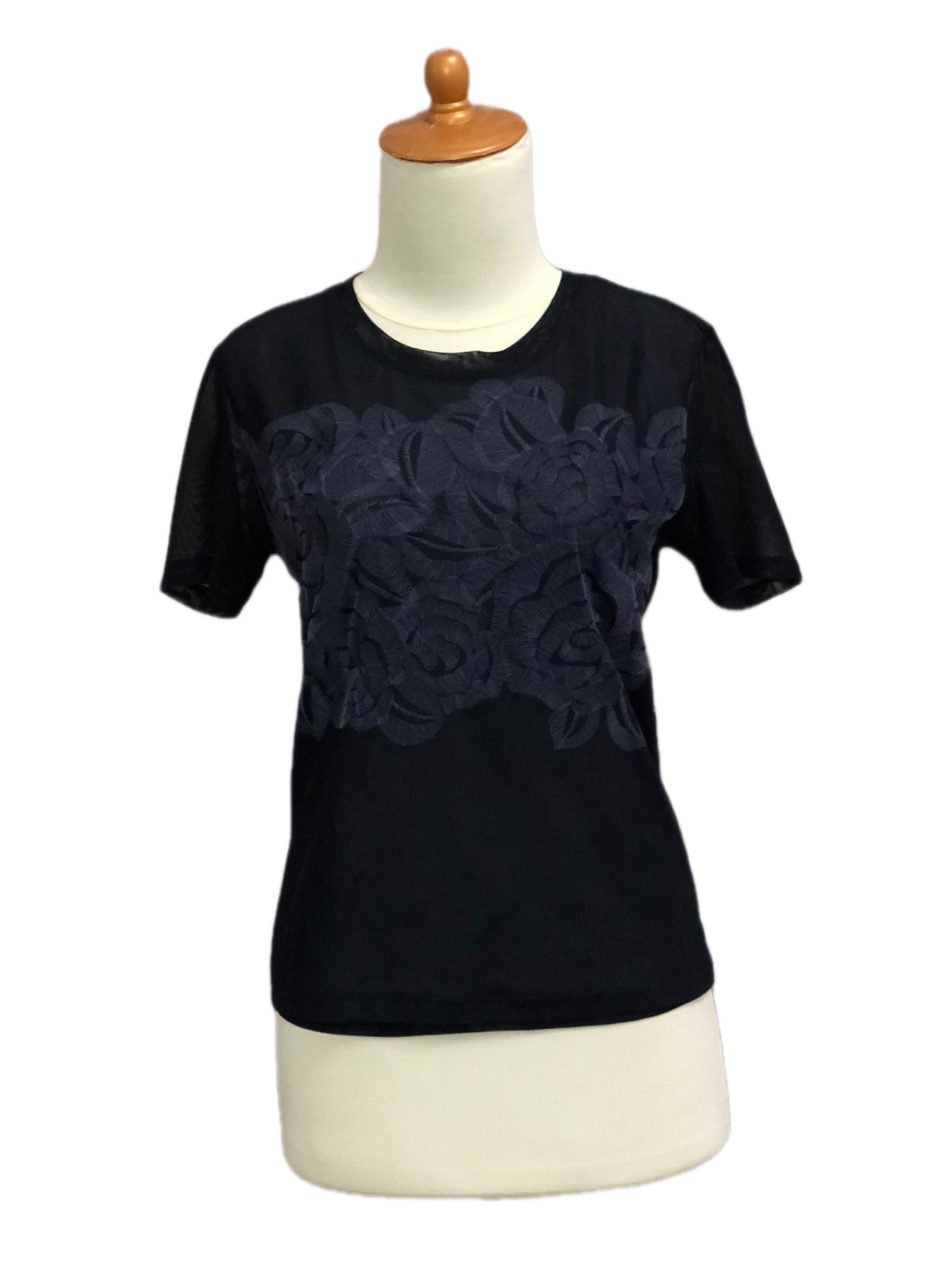 Issey Miyake Issey Miyake Floral Mesh Blouses Size XS / US 0-2 / IT 36-38 - 1 Thumbnail