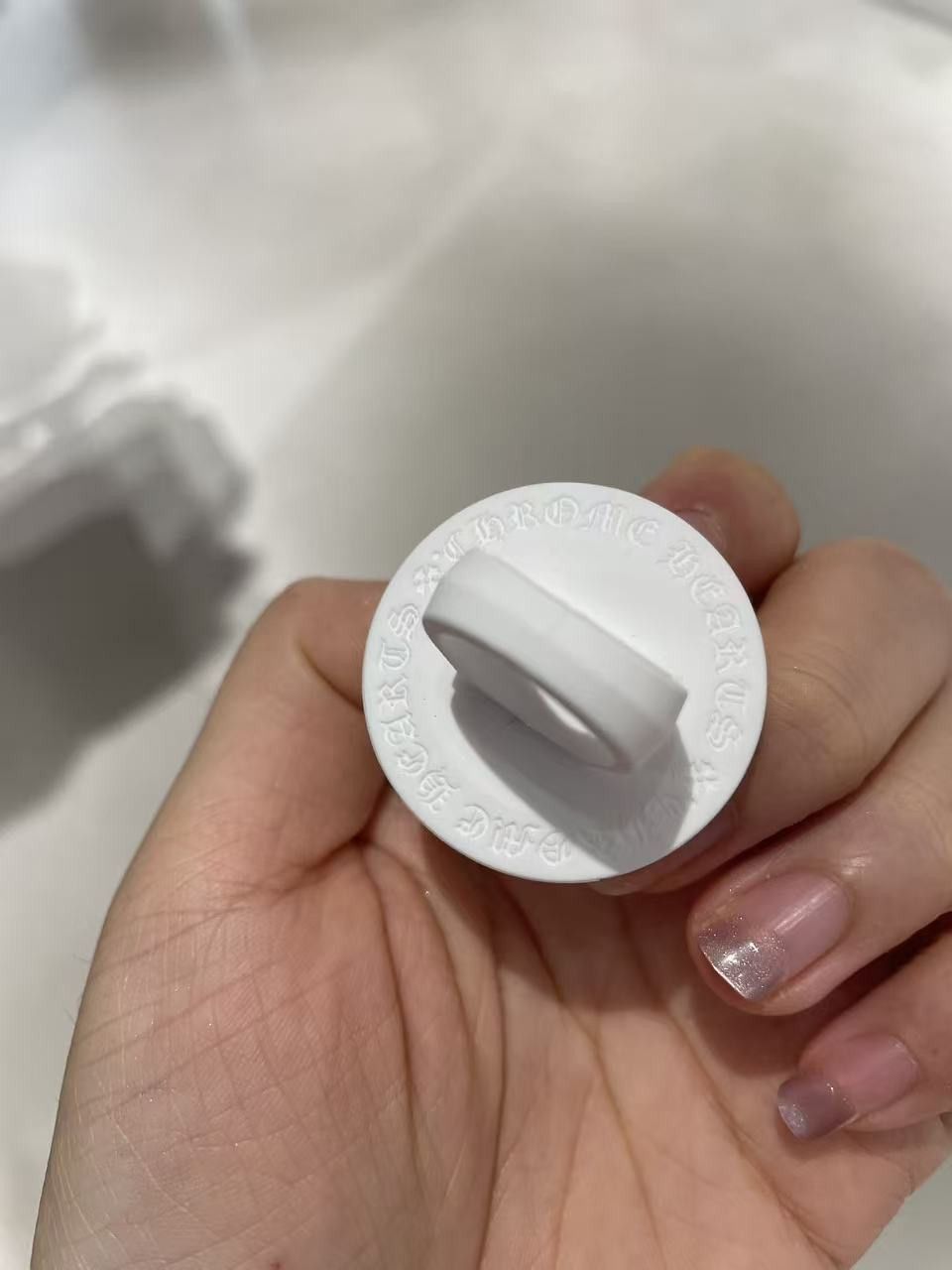 Chrome Hearts Chrome Hearts White Resin Pop Ring Size ONE SIZE - 6 Thumbnail