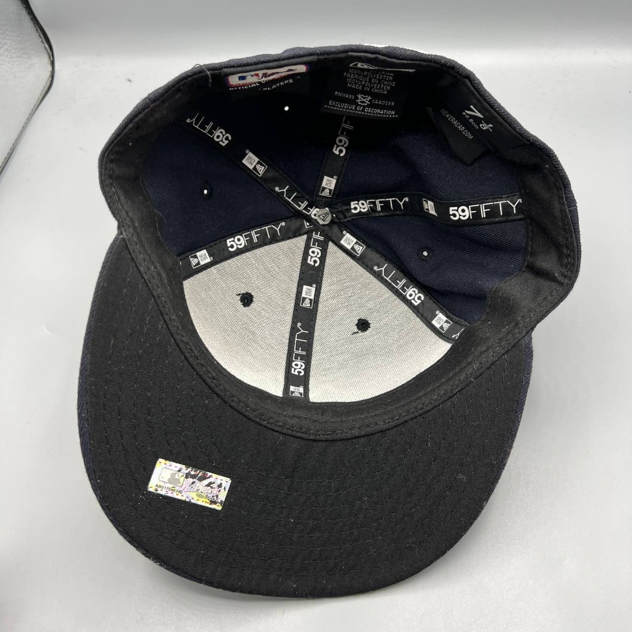 New Era New York Yankees Hat Men 7 1/8 59Fifty New Era Fitted Cap Size ONE SIZE - 2 Thumbnail