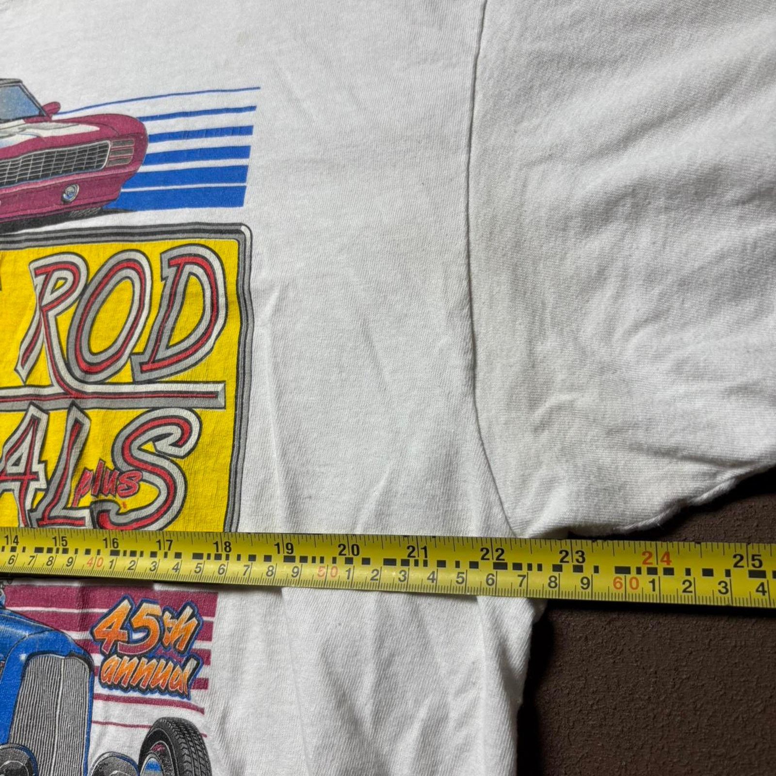 Gildan White 2014 Street Rod Nationals Shirt Size US XL / EU 56 / 4 - 6 Thumbnail