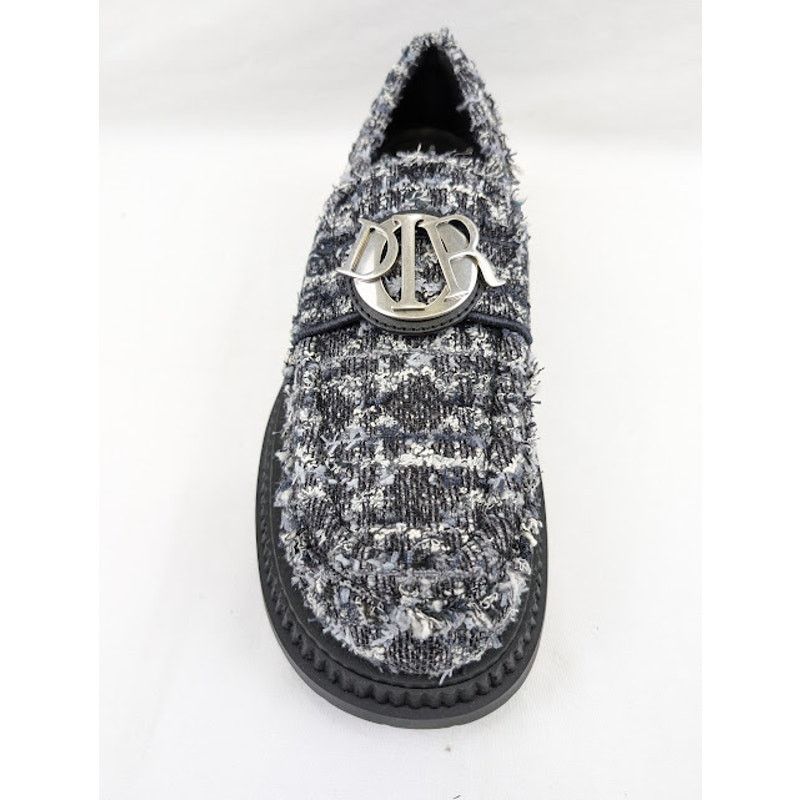 Dior o1rshd1 Buffalo Loafers Fabric in Navy Blue Size US 9 / EU 42 - 6 Thumbnail