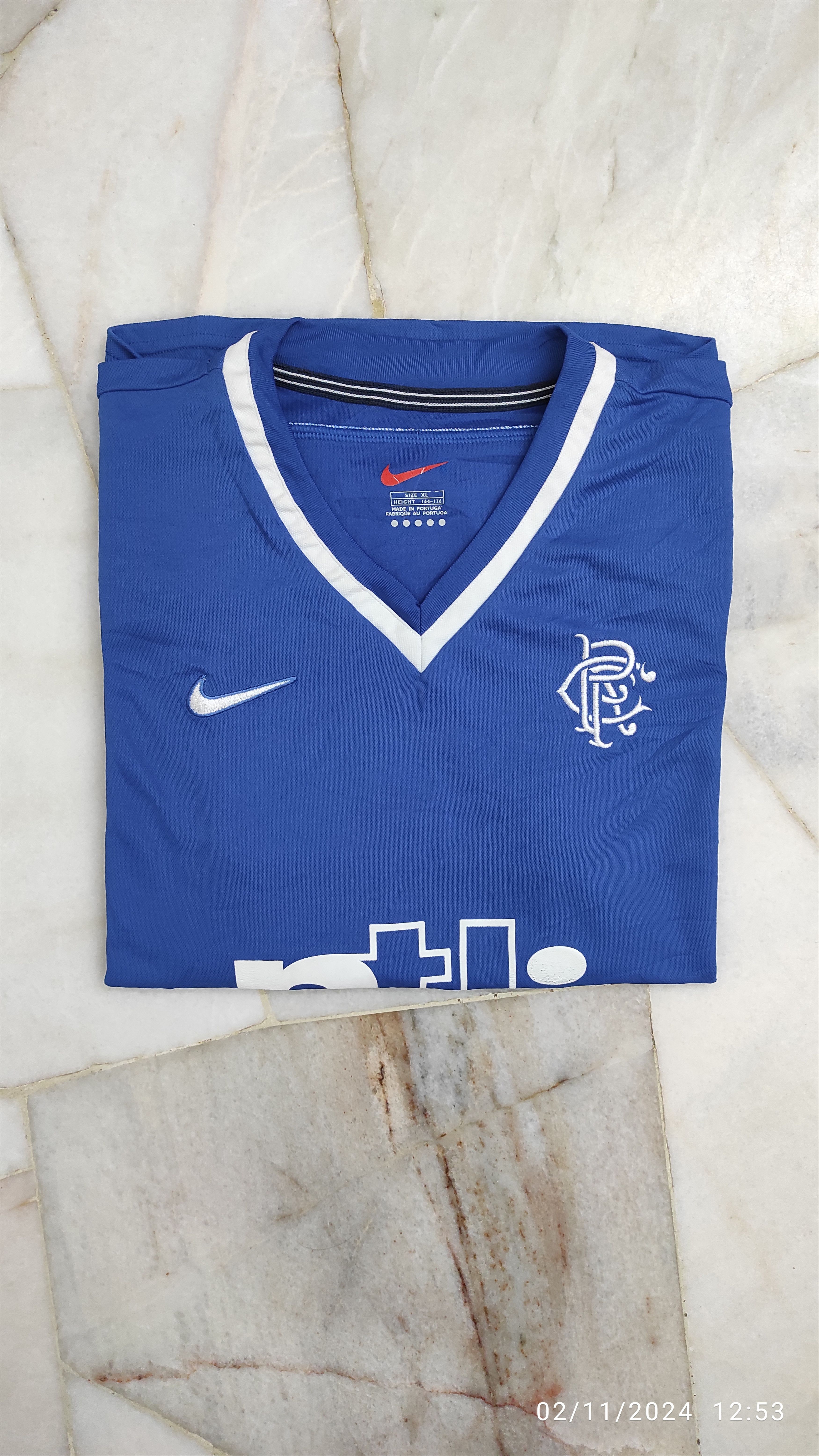 Nike Glasgow Rangers FC 1999-01 Soccer Home jersey