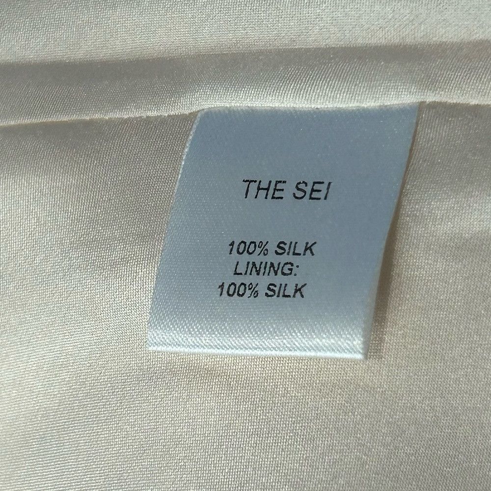 Other THE SEI SLANT BIAS SILK MAXI DRESS WOMENS SIZE 10 100% SILK Size L / US 10 / IT 46 - 4 Thumbnail
