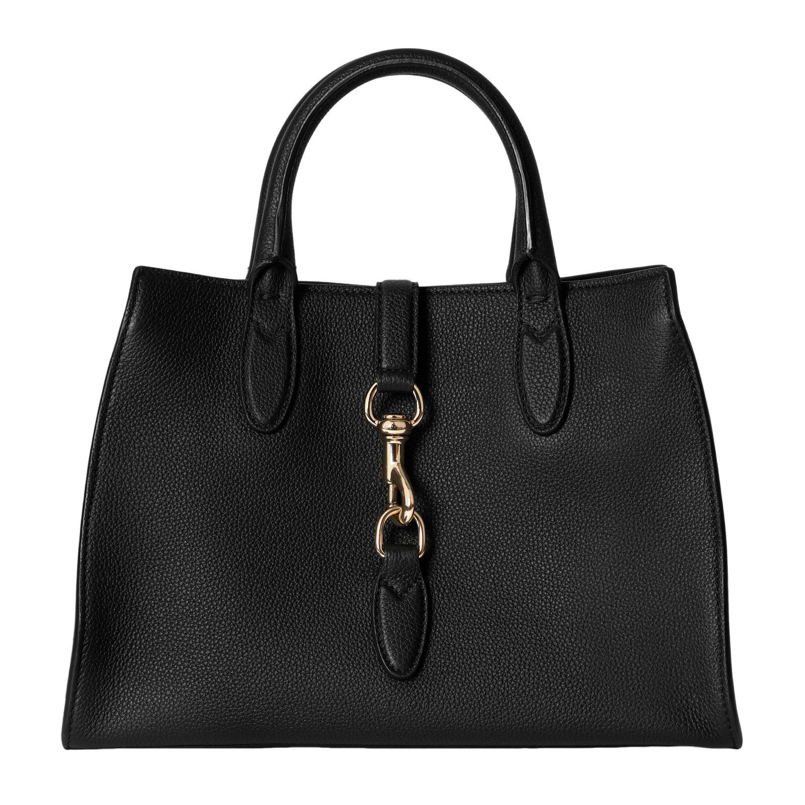Gucci GUCCI Hook Closure Black Medium Tote Bag New & Authentic Size ONE SIZE - 1 Thumbnail
