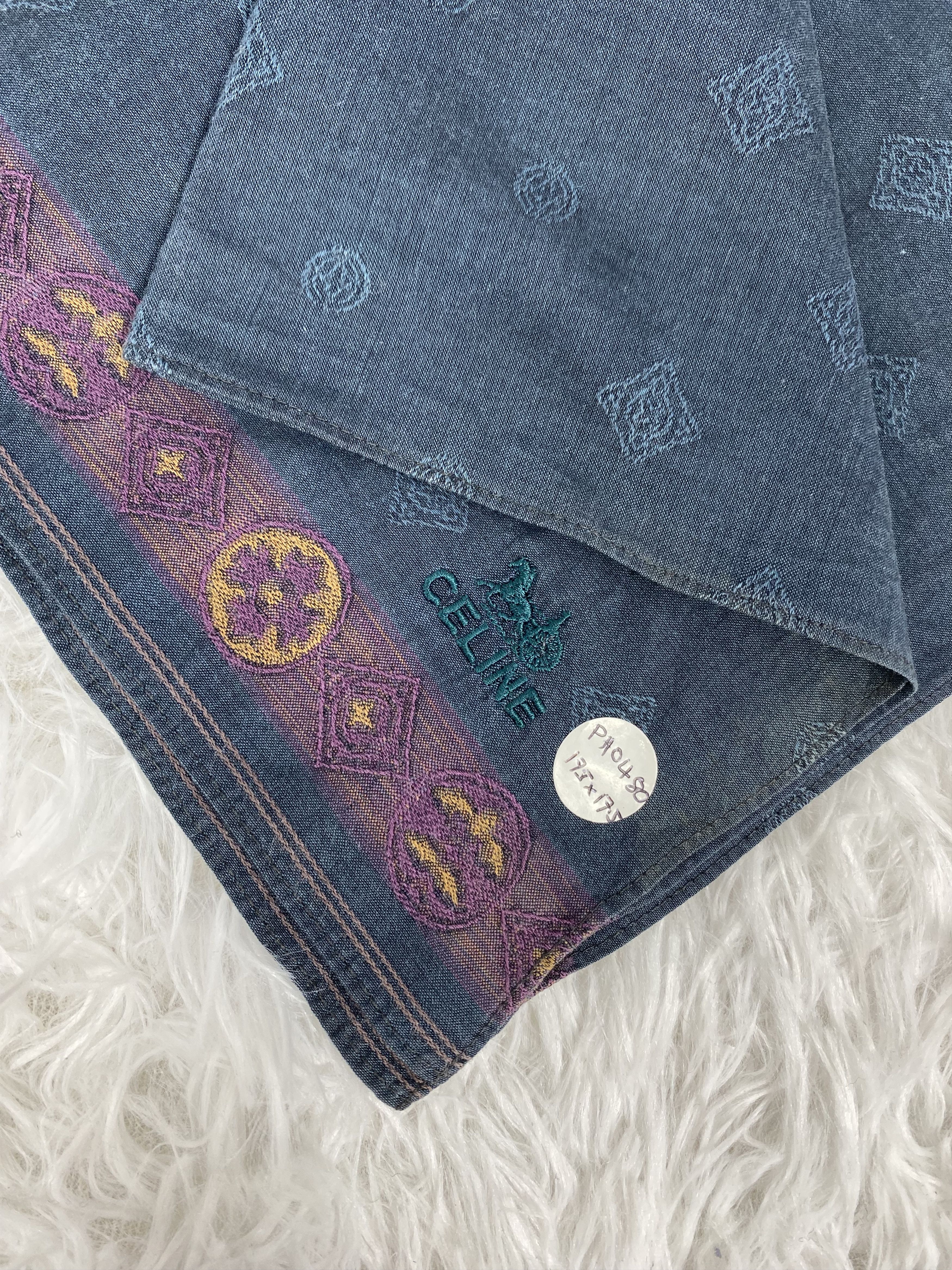 Celine Vintage Celine Handkerchief Neckerchief PH0480 Size ONE SIZE - 2 Thumbnail