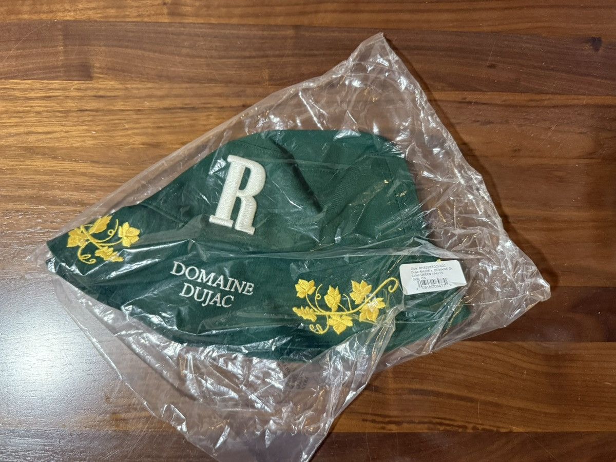 Rhude Rhude RHUDE X DOMAINE DUJAC BUCKET HAT GREEN / WHITE Size ONE SIZE - 4 Thumbnail