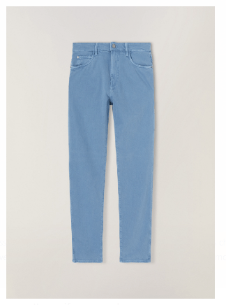 image of Loro Piana O1Srvl11E0424 5 Pockets Quarona Pants In Blue, Men's (Size 36)