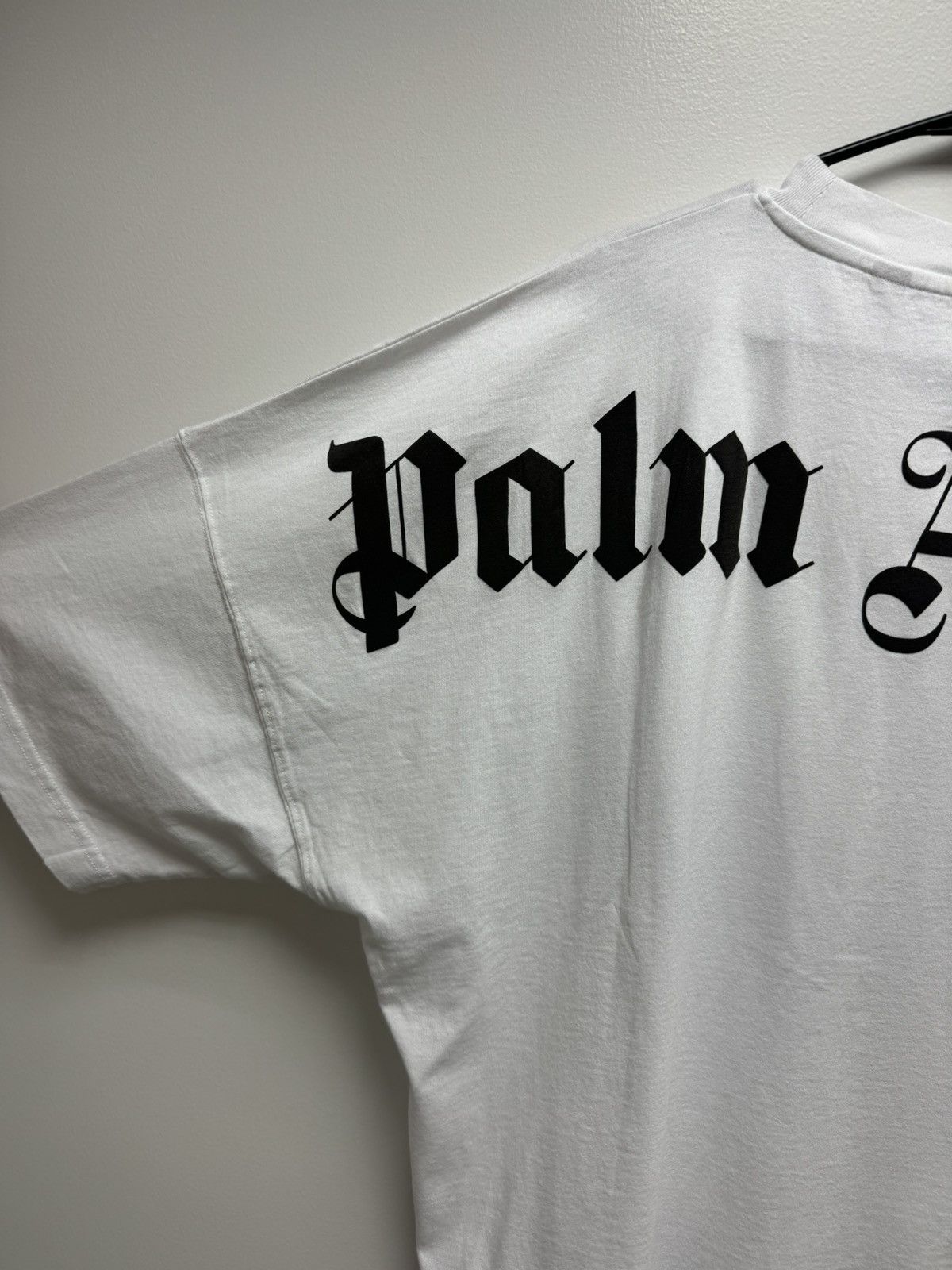 Palm Angels Palm angels logo collar white Size US L / EU 52-54 / 3 - 3 Thumbnail