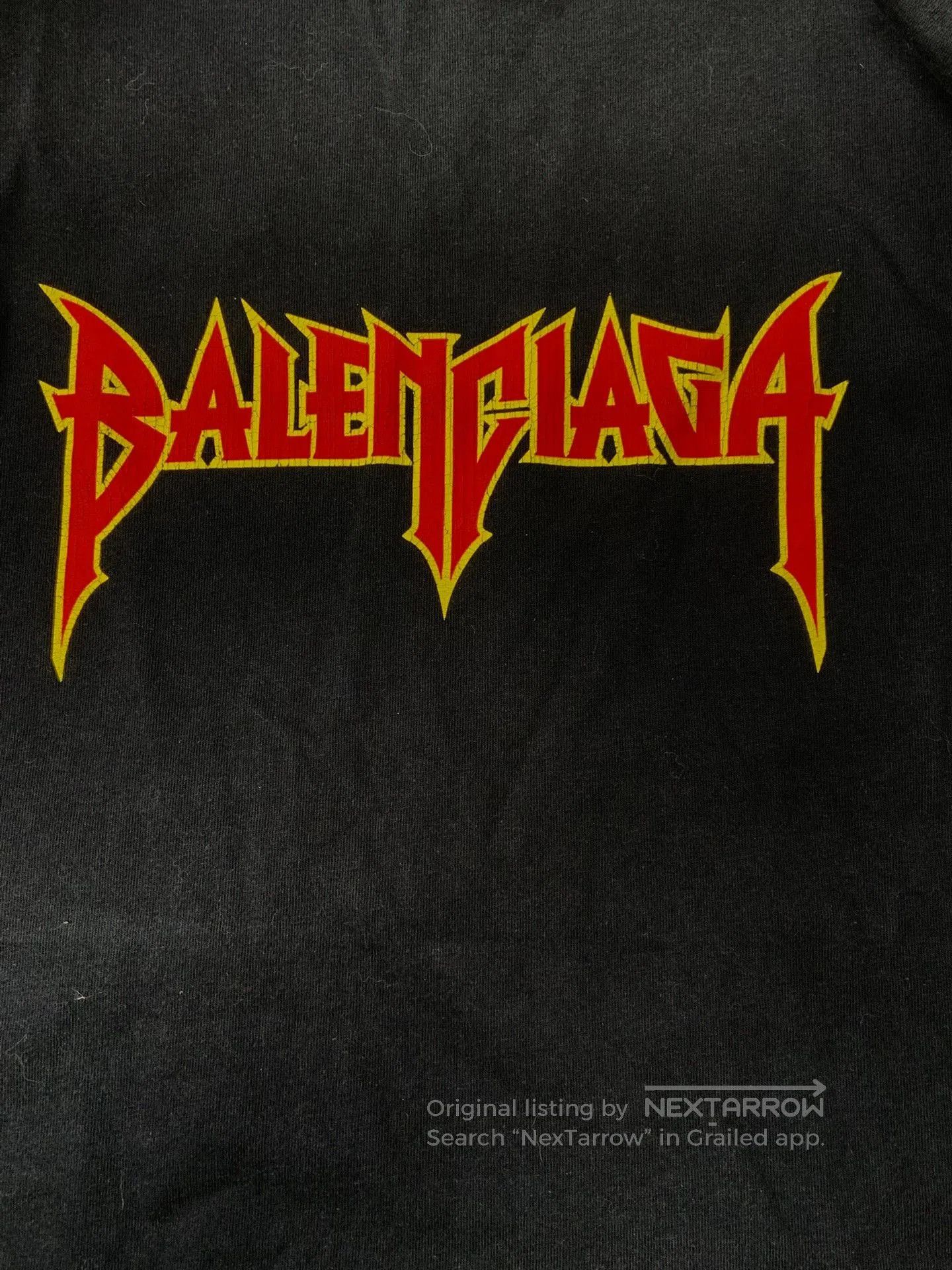 Balenciaga Balenciaga Metallica Lightning Logo Short-Sleeve T-Shirt. Size US M / EU 48-50 / 2 - 3 Thumbnail