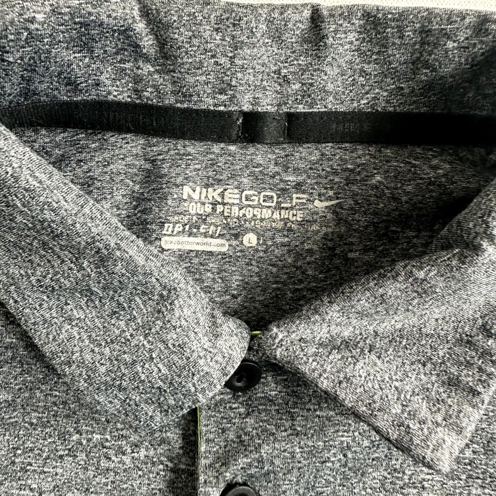 Nike Nike Shirt Mens L Gray Golf Tour Performance Polo Country Club Miami Size US L / EU 52-54 / 3 - 8 Thumbnail