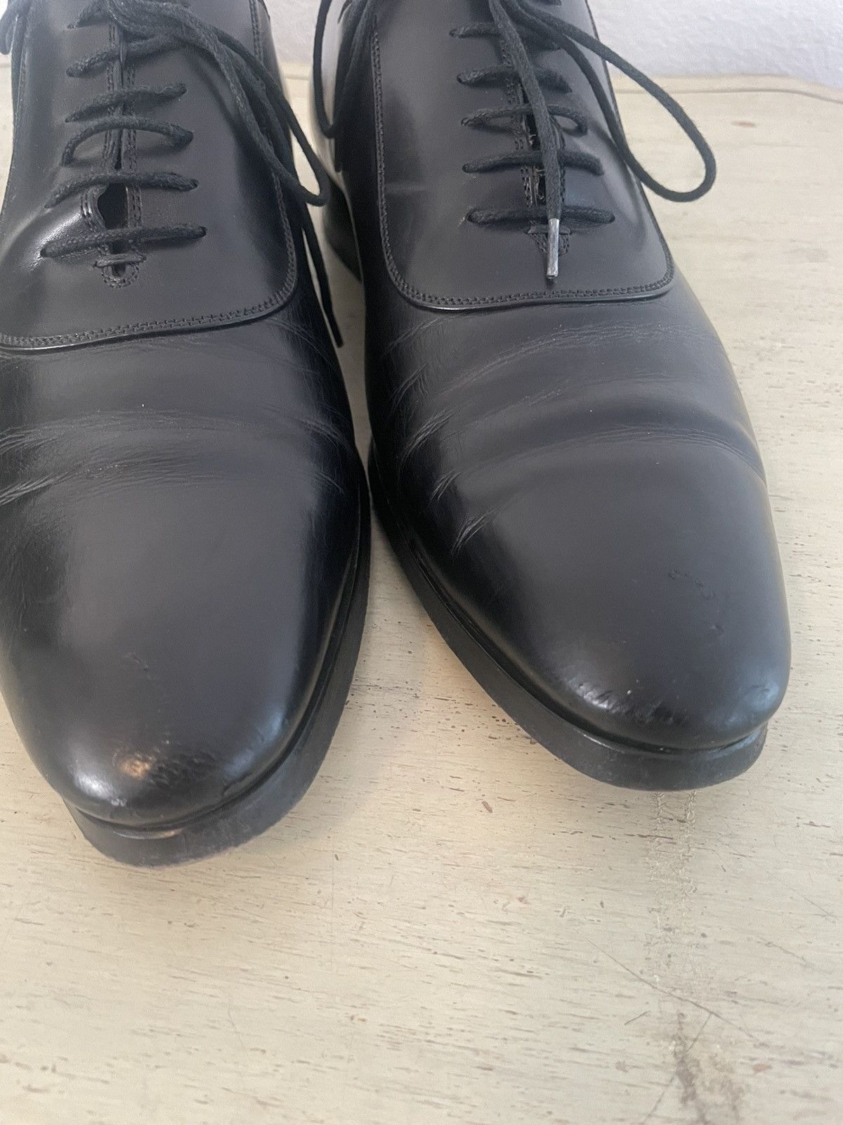 Gucci Plain Toe Leather Oxfords Size US 9 / EU 42 - 6 Thumbnail
