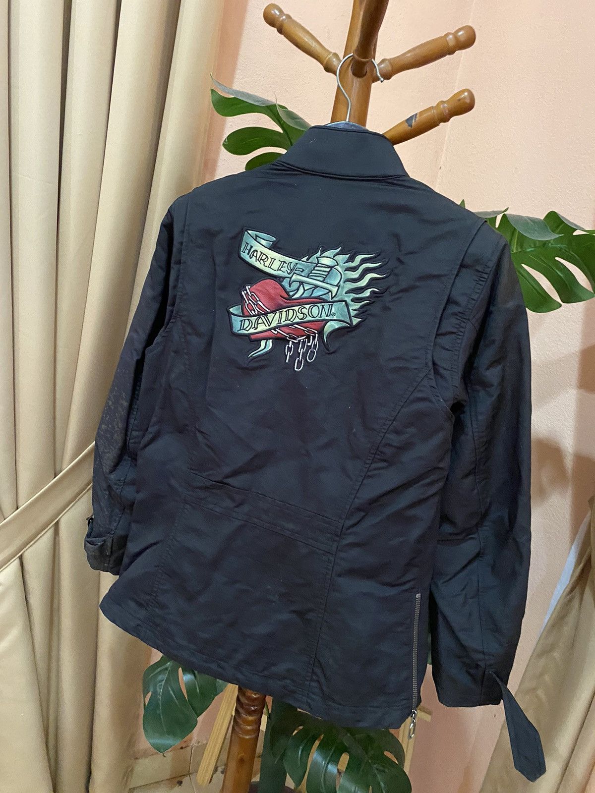 Harley Davidson Harley-Davidson Women’s Black Riding Jacket Size US XS / EU 42 / 0 - 14 Thumbnail