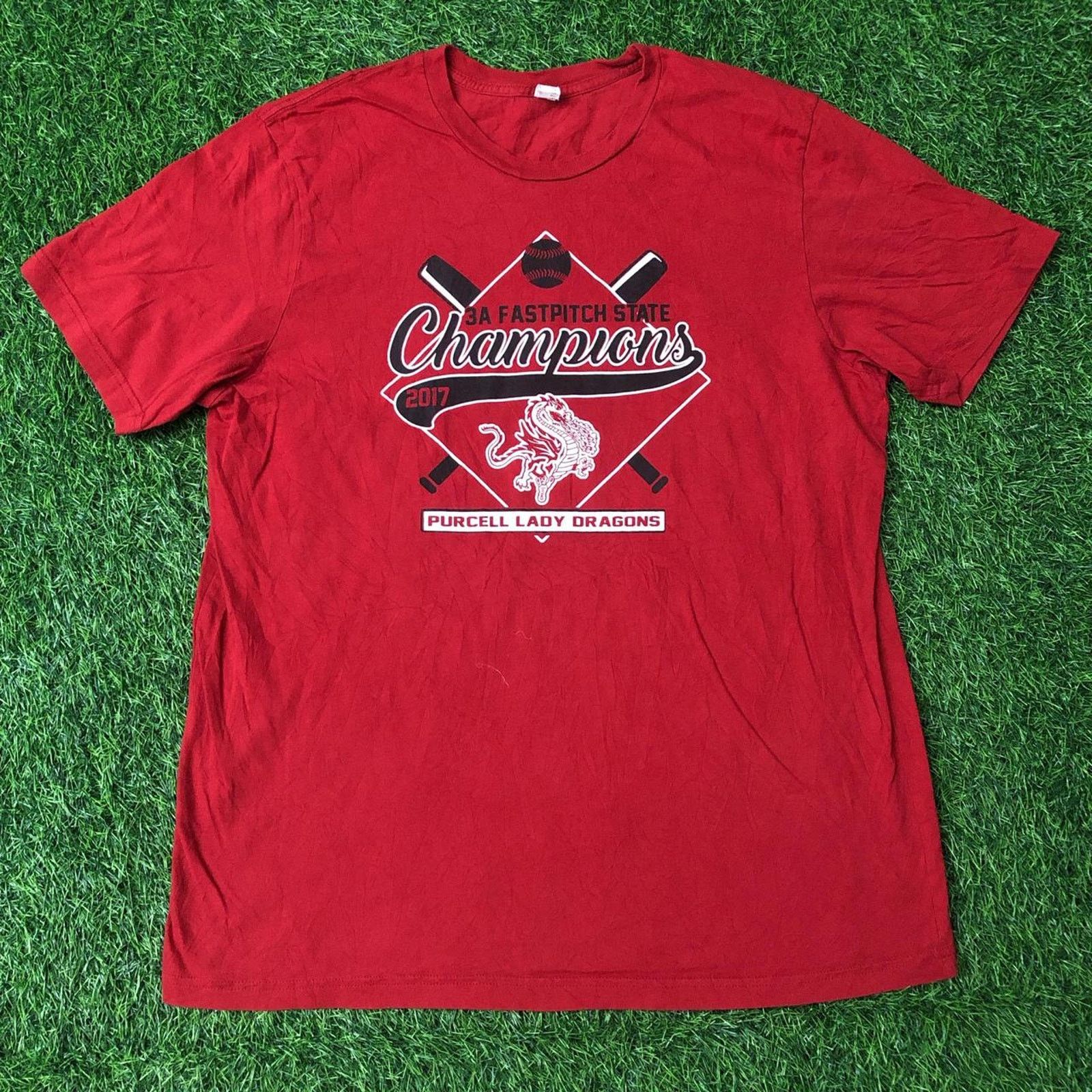 Other Purcell Lady Dragons Softball State Champions Graphic Tee Size US XL / EU 56 / 4 - 1 Thumbnail
