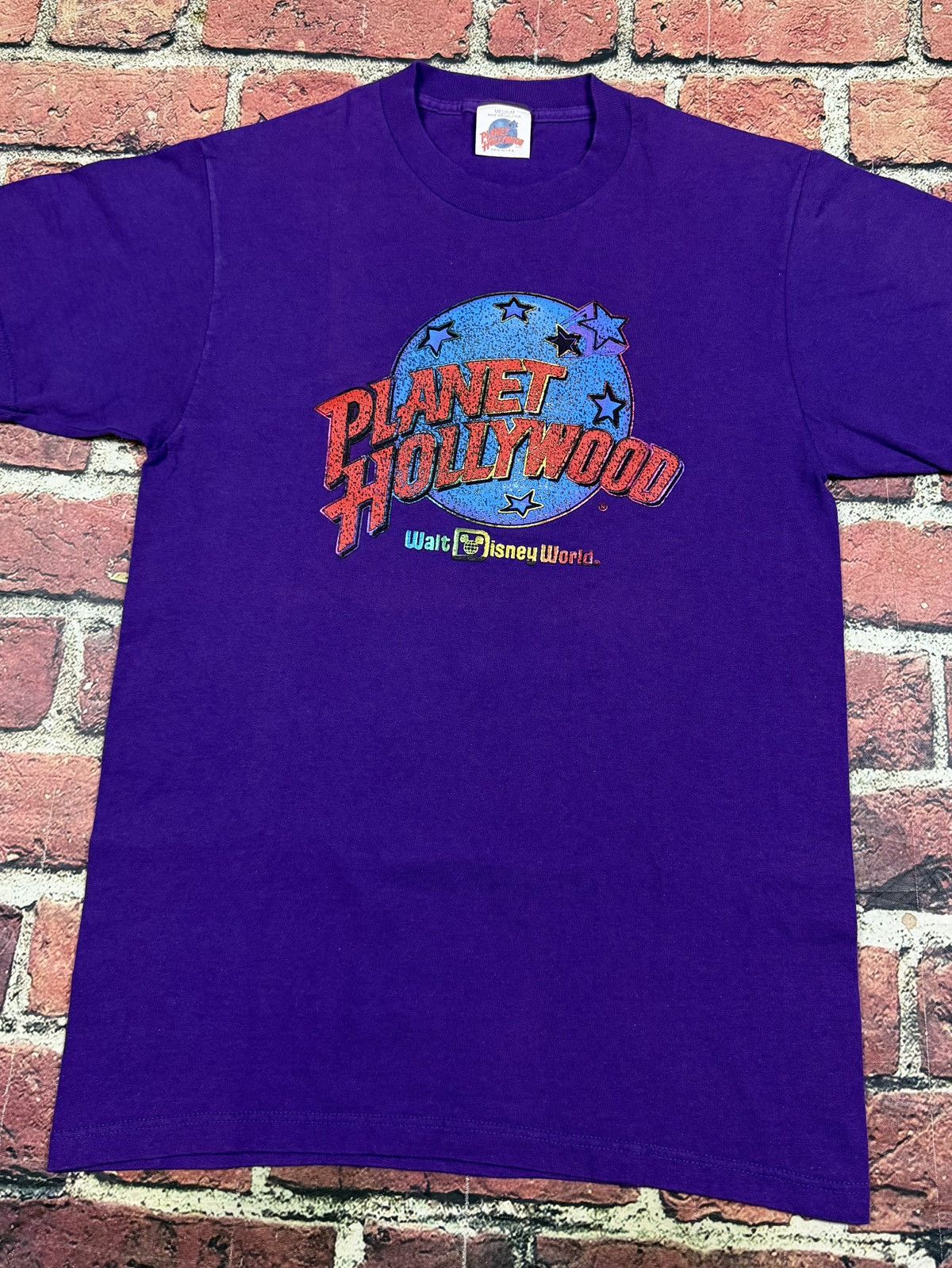 Disney Vintage Planet Hollywood Walt Disney World T Shirt 90s USA Size US M / EU 48-50 / 2 - 2 Thumbnail