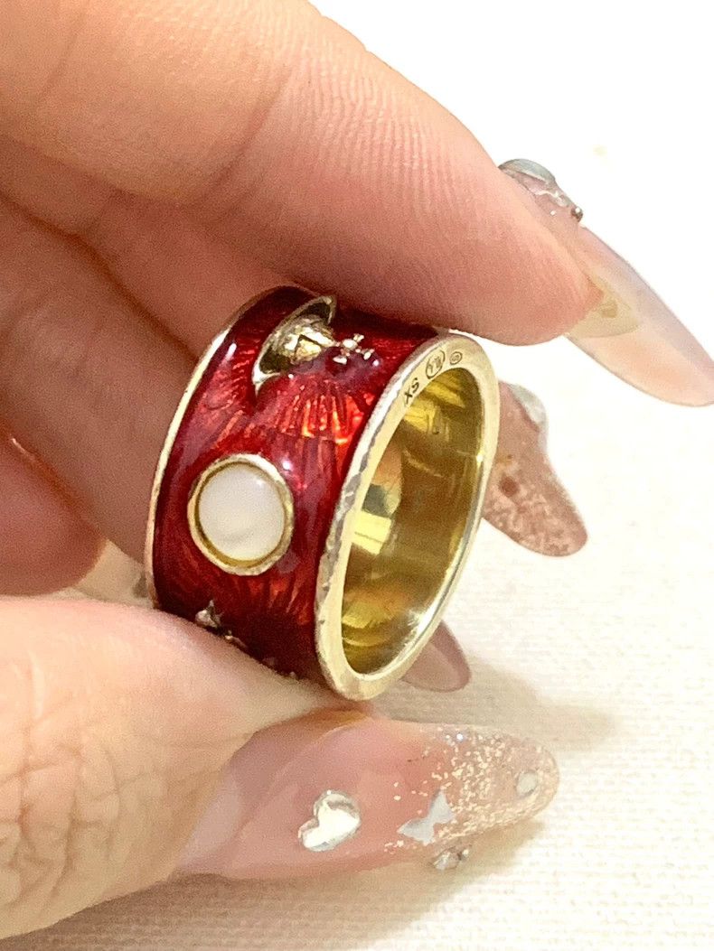 Vivienne Westwood Vivienne Westwood Vintage red king ring Size ONE SIZE - 5 Thumbnail