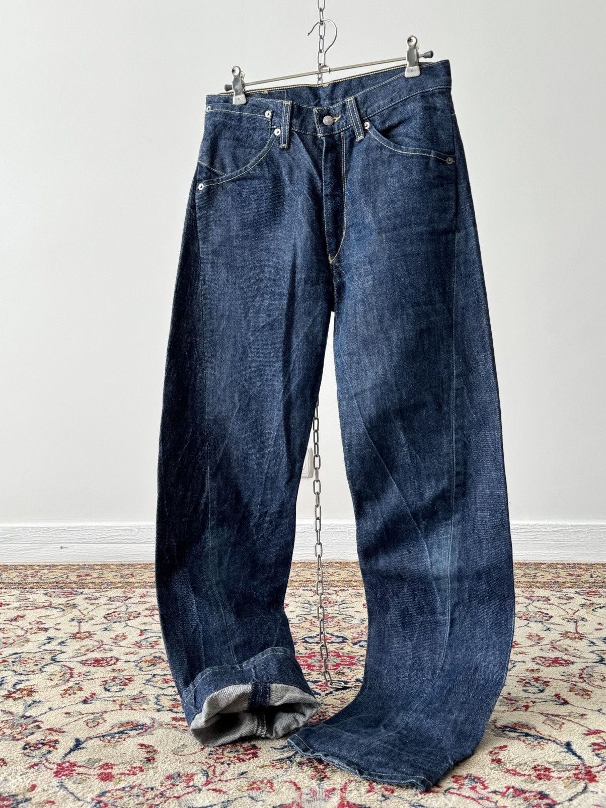 Levi's Vintage 00s Levi’s Engineered Twisted Jeans Pants Size US 28 / EU 44 - 3 Thumbnail
