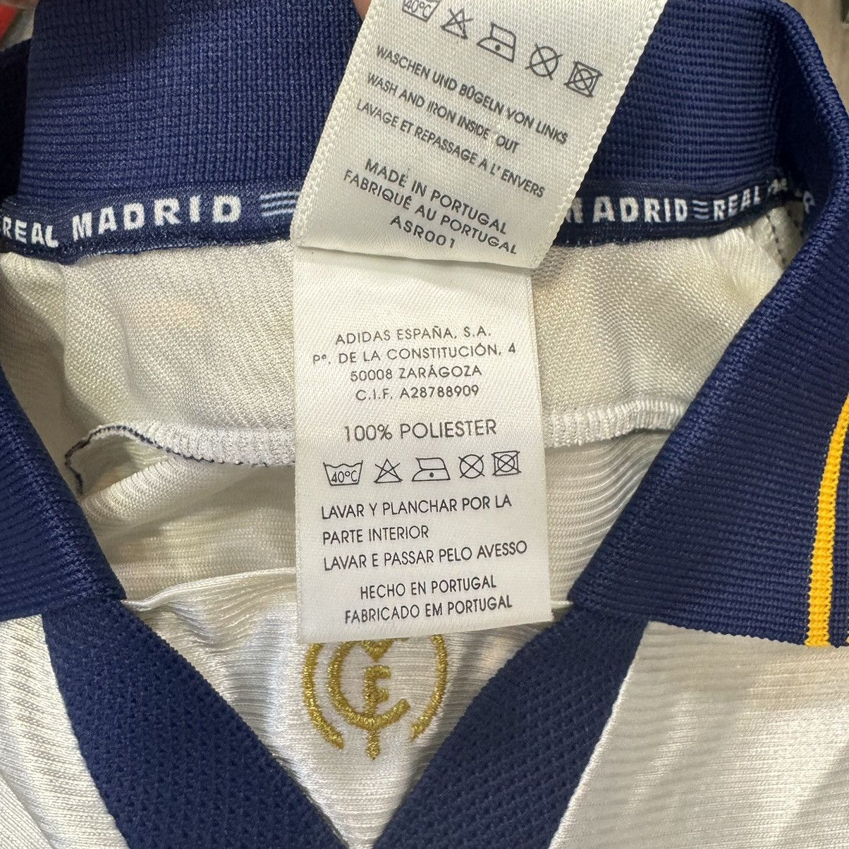 Adidas Real Madrid 99/00 player issue L/S home shirt #6 Redondo Size US XL / EU 56 / 4 - 8 Thumbnail