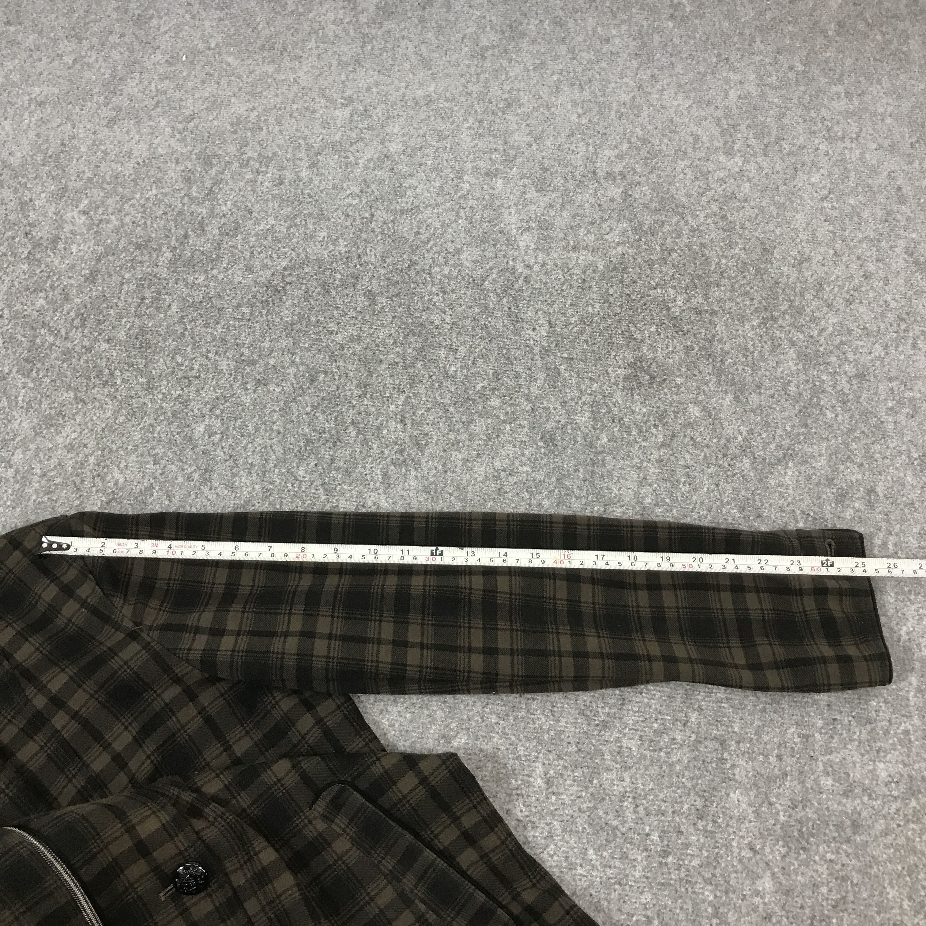 Japanese Brand MALE.CO TARTAN DESIGN ZIPPER JACKET Size US L / EU 52-54 / 3 - 10 Thumbnail