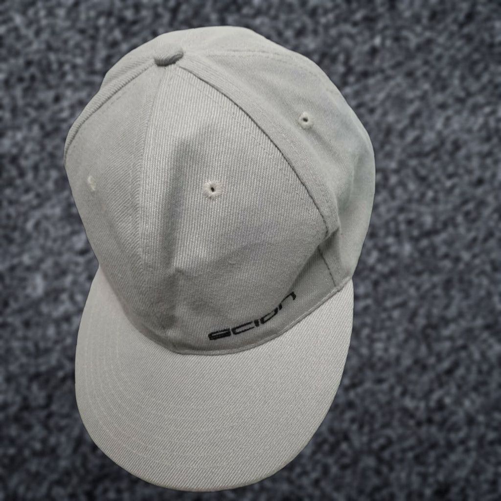 Vintage Toyota Scion Snapback Cap Hat Gray Adjustable Embroidered Black Logo Unisex Adults One Size Baseball Cap Size ONE SIZE - 1 Thumbnail