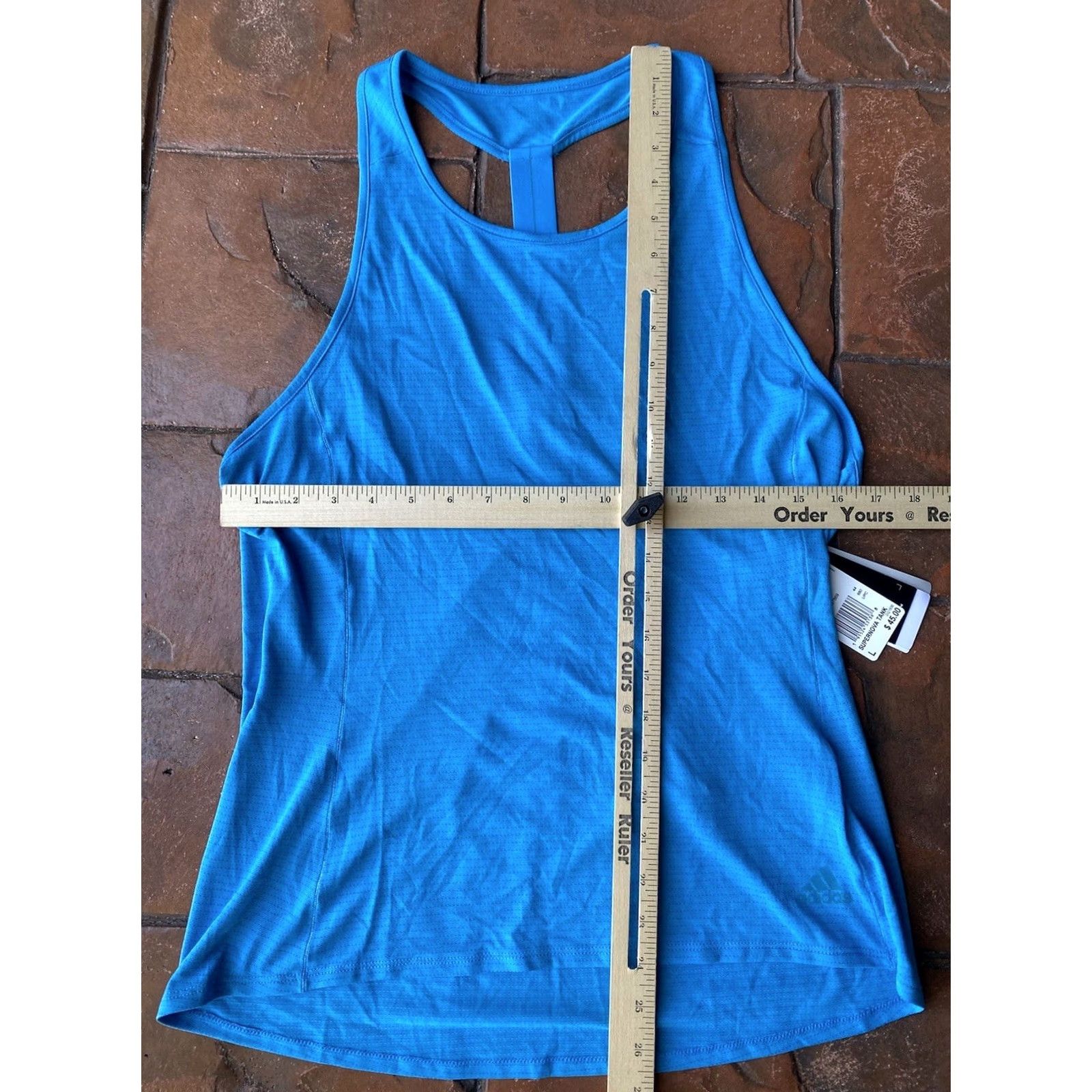 Adidas Adidas Women's Climalite Supernova Tank Top Sleeveless Blue L Running Athletic Shirt Size L / US 10 / IT 46 - 5 Thumbnail
