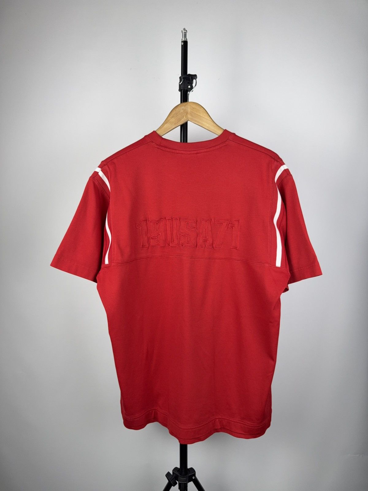 Nike × Vintage Vintage 90s 19USA71 Jersey 00s Nike Air Max red T-shirt Size US XL / EU 56 / 4 - 8 Thumbnail