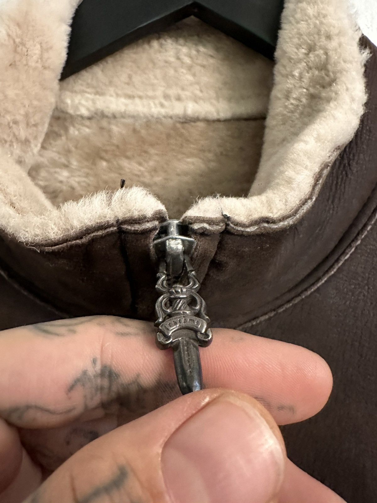 Chrome Hearts CHROME HEARTS FULL SUEDE & SHEARLING JACKET L/XL Size US L / EU 52-54 / 3 - 5 Thumbnail