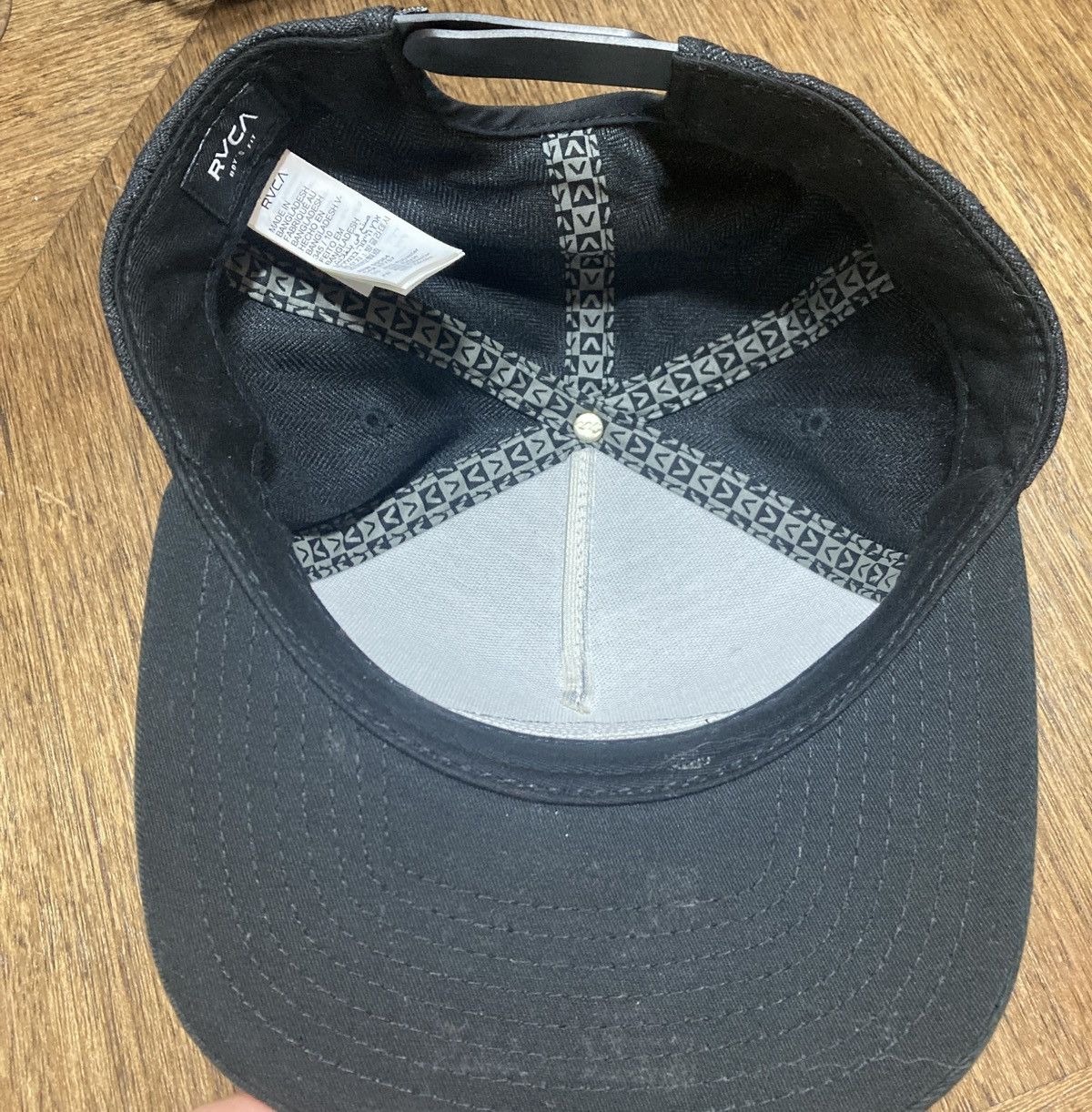 RVCA Rvca VA All The Way Patch Men's Adjustable Snapback Hat Size ONE SIZE - 4 Thumbnail