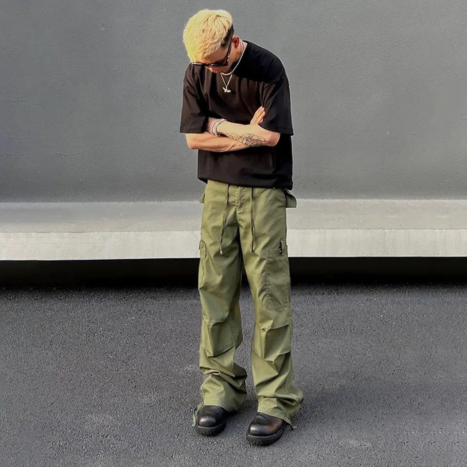 Designer × Japanese Brand × Vintage Urban utility baggy cargo pants Size US 33 - 5 Thumbnail