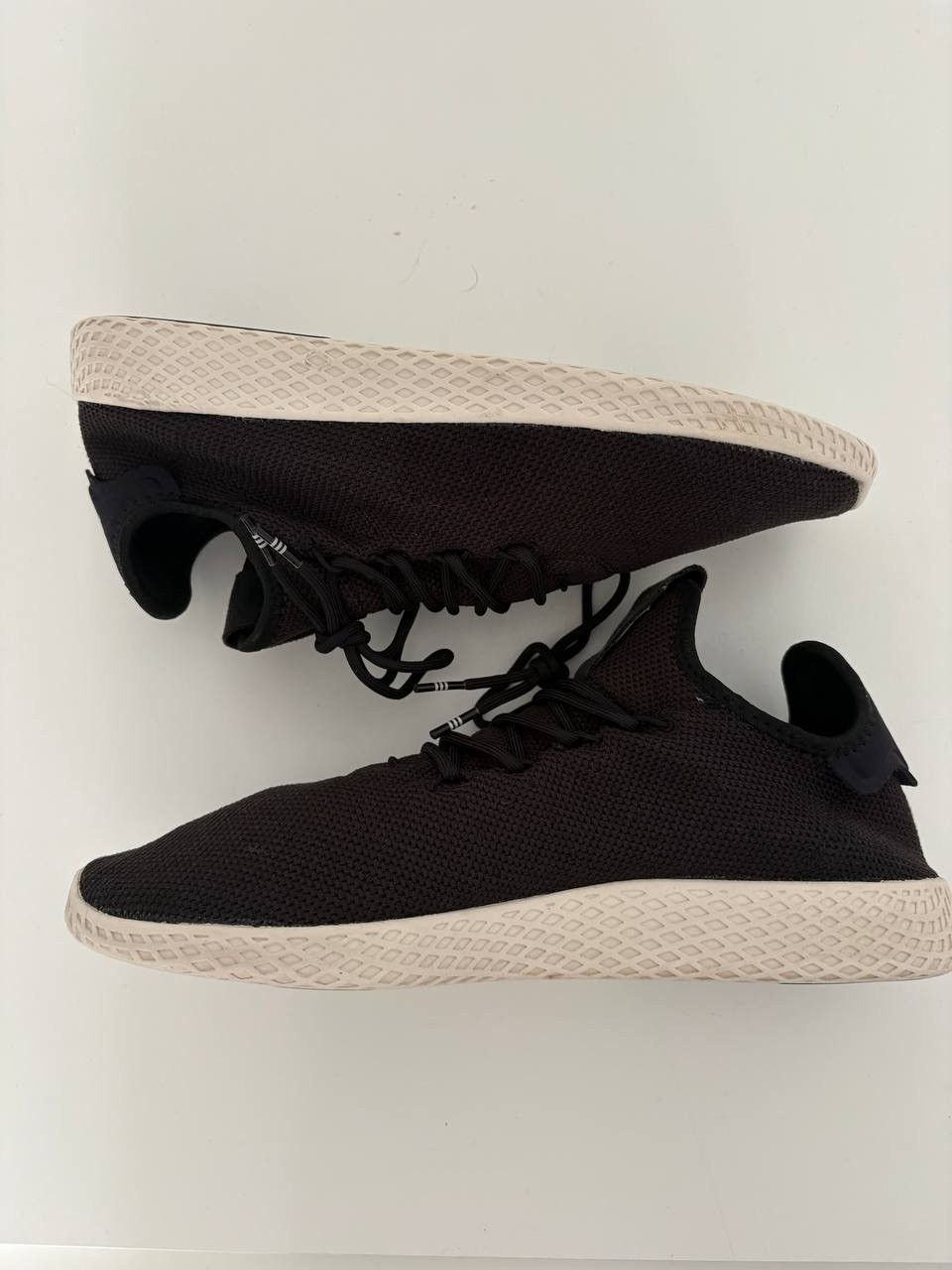 Adidas × Pharrell Adidas Pharrell Williams Tennis HU Black White Size US 11 / EU 44 - 4 Thumbnail