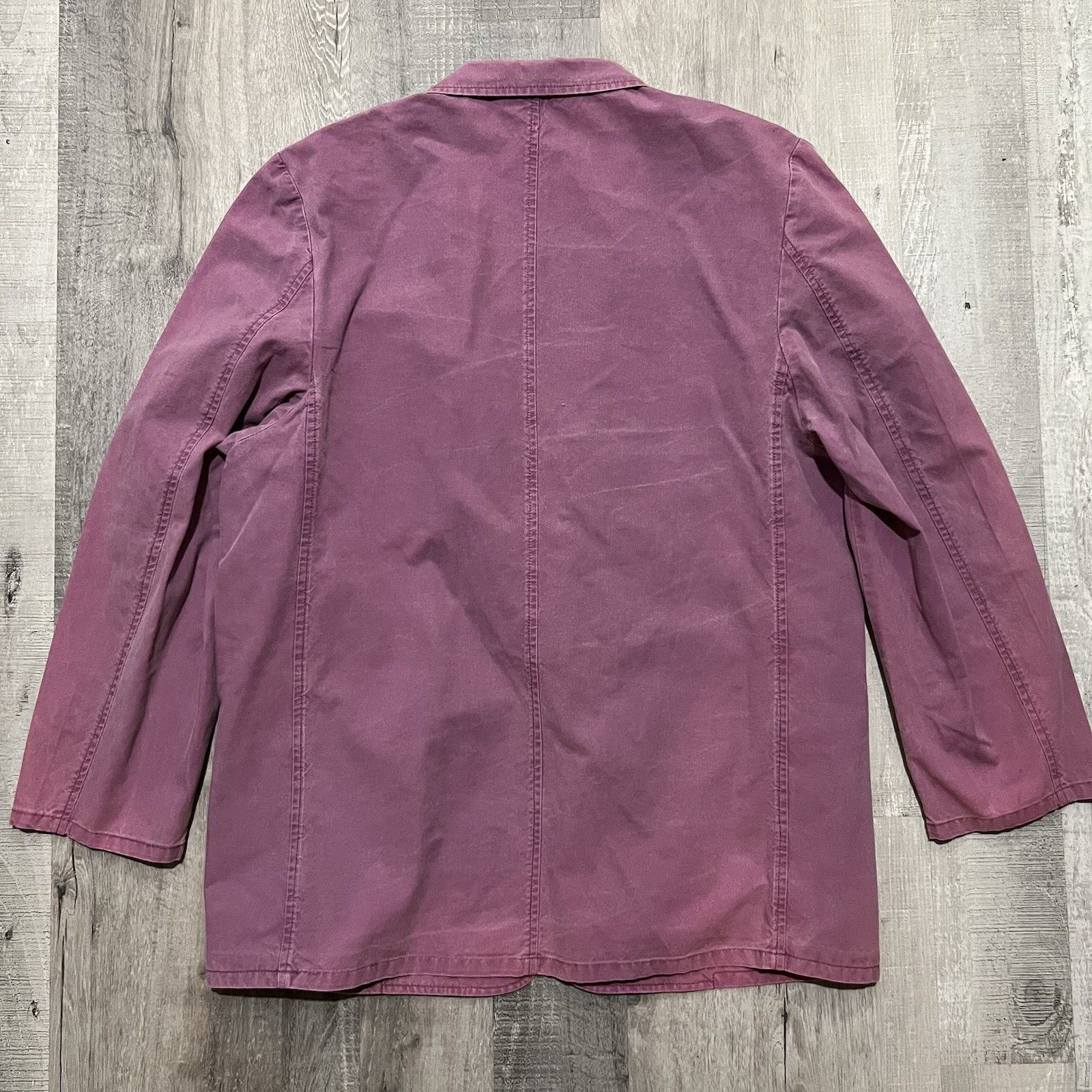 L.L. Bean Vintage LL Bean Safari Jacket Sun Faded Pink Canvas Coat Size L / US 10 / IT 46 - 2 Thumbnail