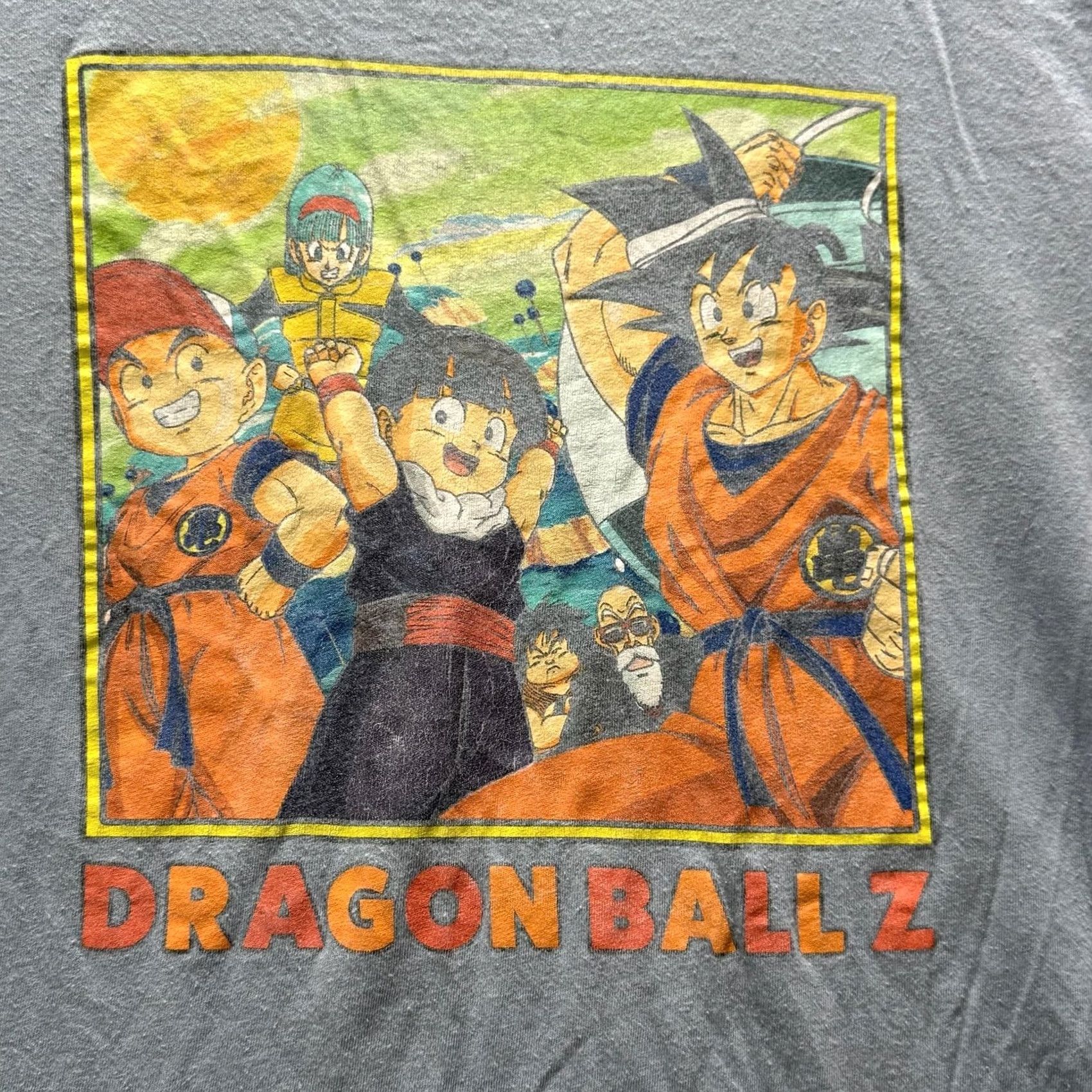 Old Navy VINTAGE Dragon Ball Z Graphic Tee Old Navy Shirt Mens L Gray Goku Tagless Cotton Size US L / EU 52-54 / 3 - 3 Thumbnail