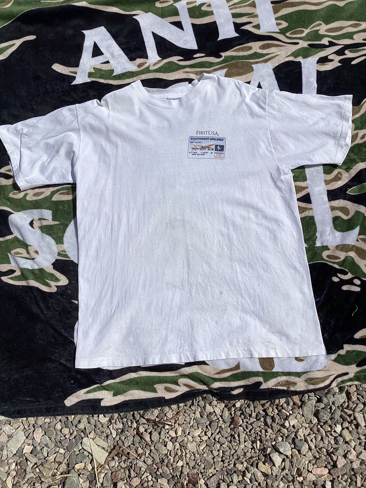 All Sport Vtg 1990s Southwest airlines earn when you fly all sport Tee Size US XL / EU 56 / 4 - 1 Thumbnail