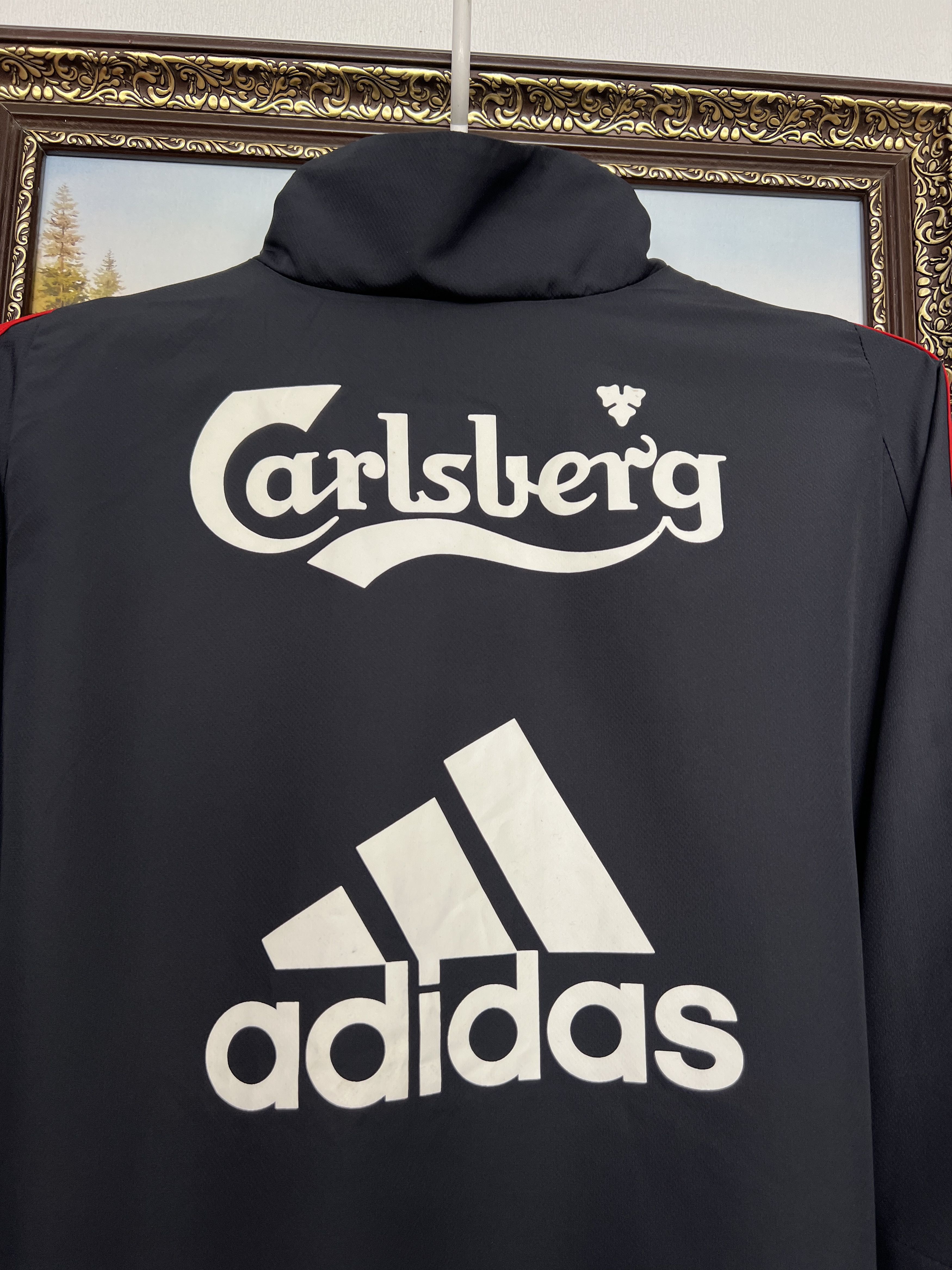 Adidas Vintage Adidas Liverpool Football Train Jacket Track Top Size US S / EU 44-46 / 1 - 13 Thumbnail