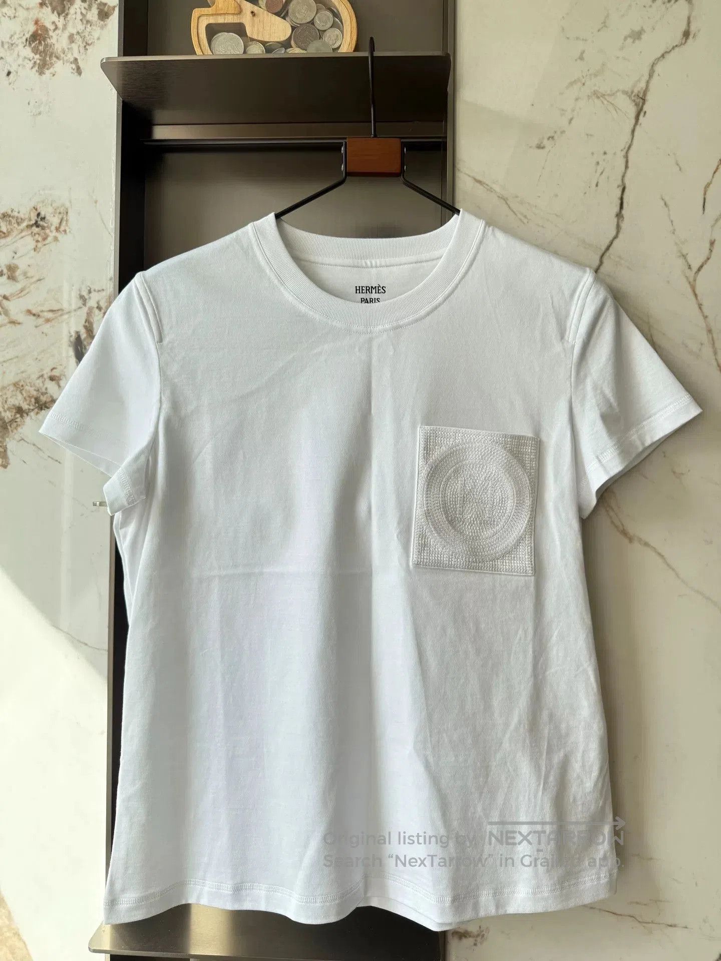 Hermes Black Short-Sleeve Women's T-Shirt.