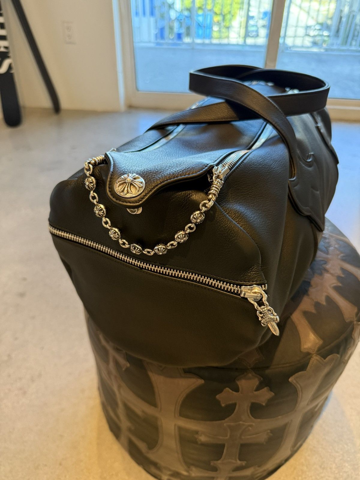Chrome Hearts Chrome Hearts Cross Embellished Duffle Size ONE SIZE - 5 Thumbnail