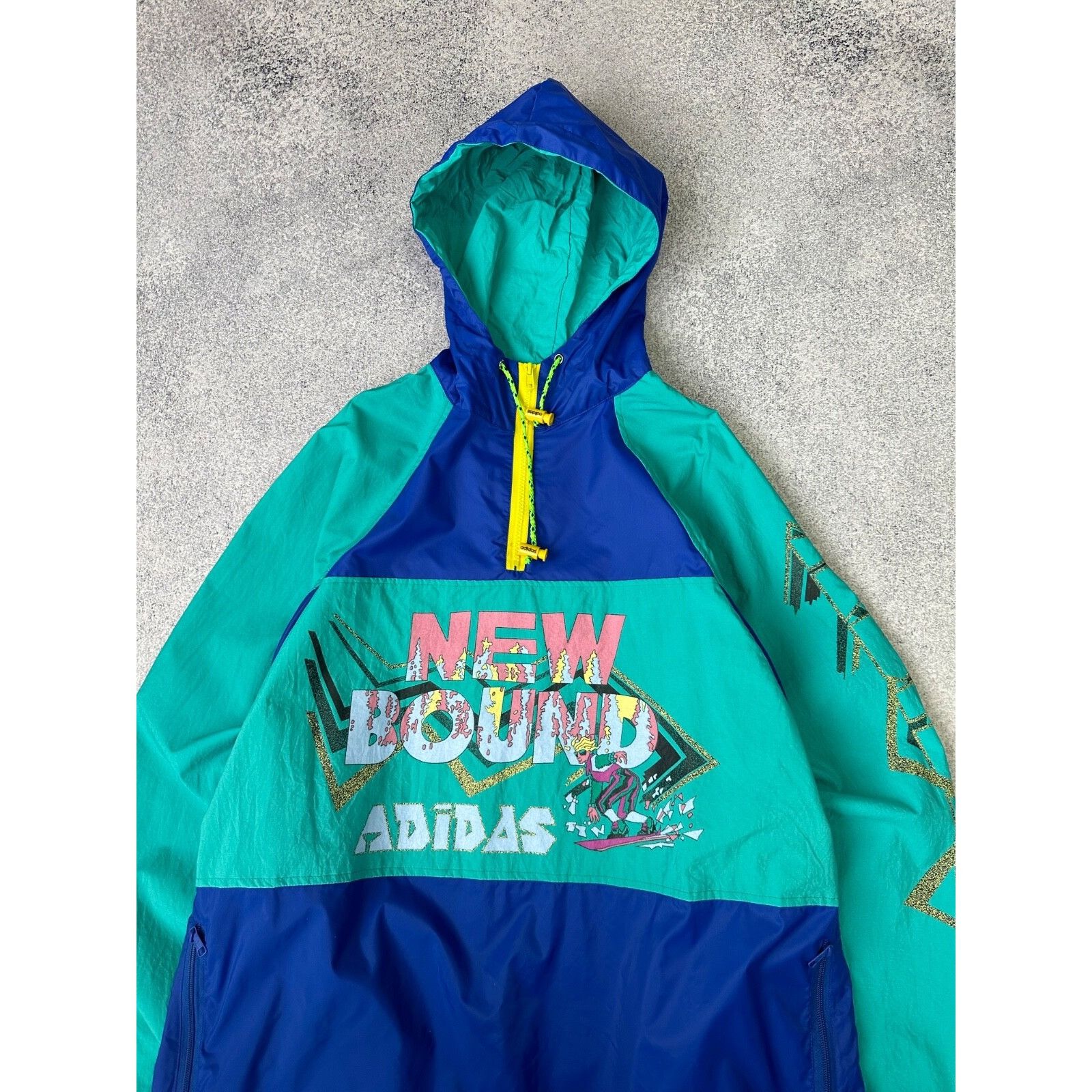 Adidas VTG Adidas Ventex Yugoslavia New Bound Rare Anorak Jacket Size US L / EU 52-54 / 3 - 4 Thumbnail