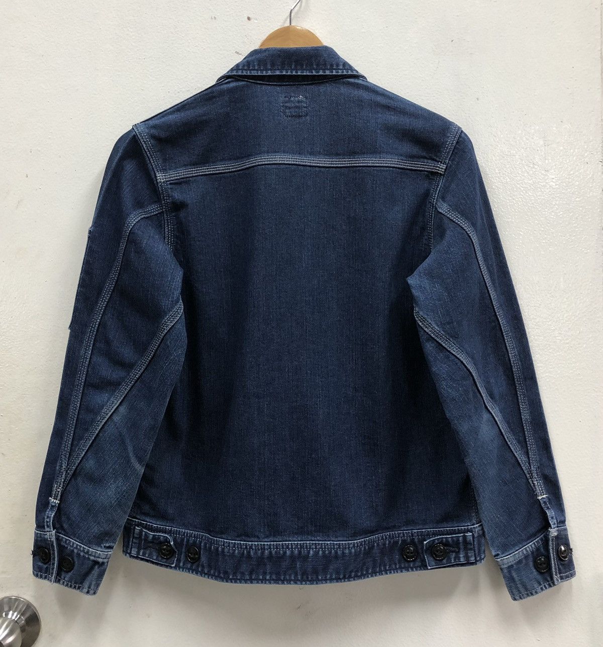 Lee Vintage 90s Lee Denim Workwear Union Made Jeans Women Jacket Size M / US 6-8 / IT 42-44 - 9 Thumbnail