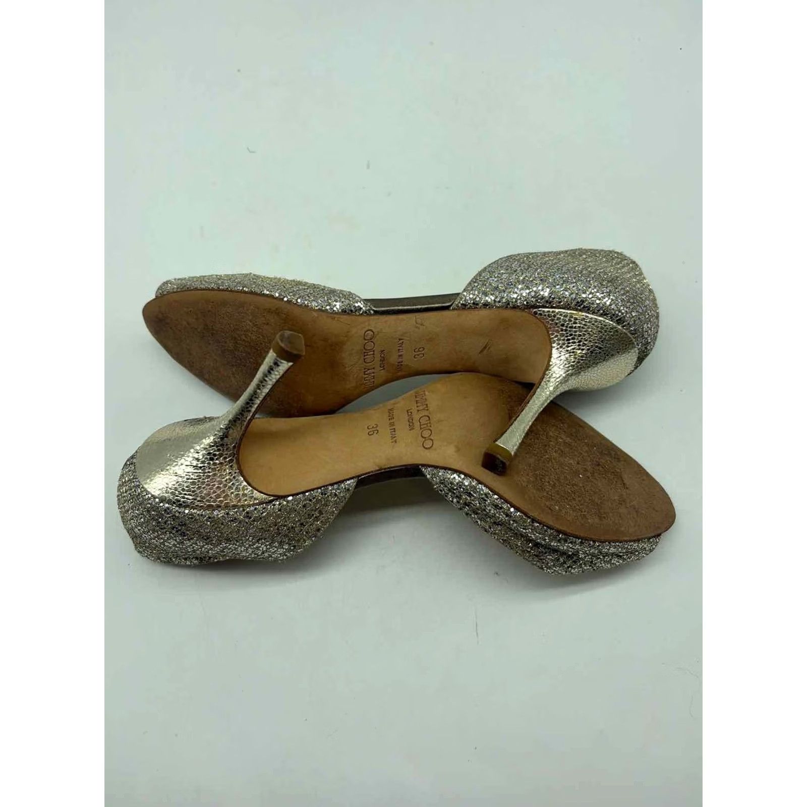 Jimmy Choo Jimmy Choo D'orsay Heels Silver Size 36 Pre-Owned Size US 6 / IT 36 - 6 Thumbnail