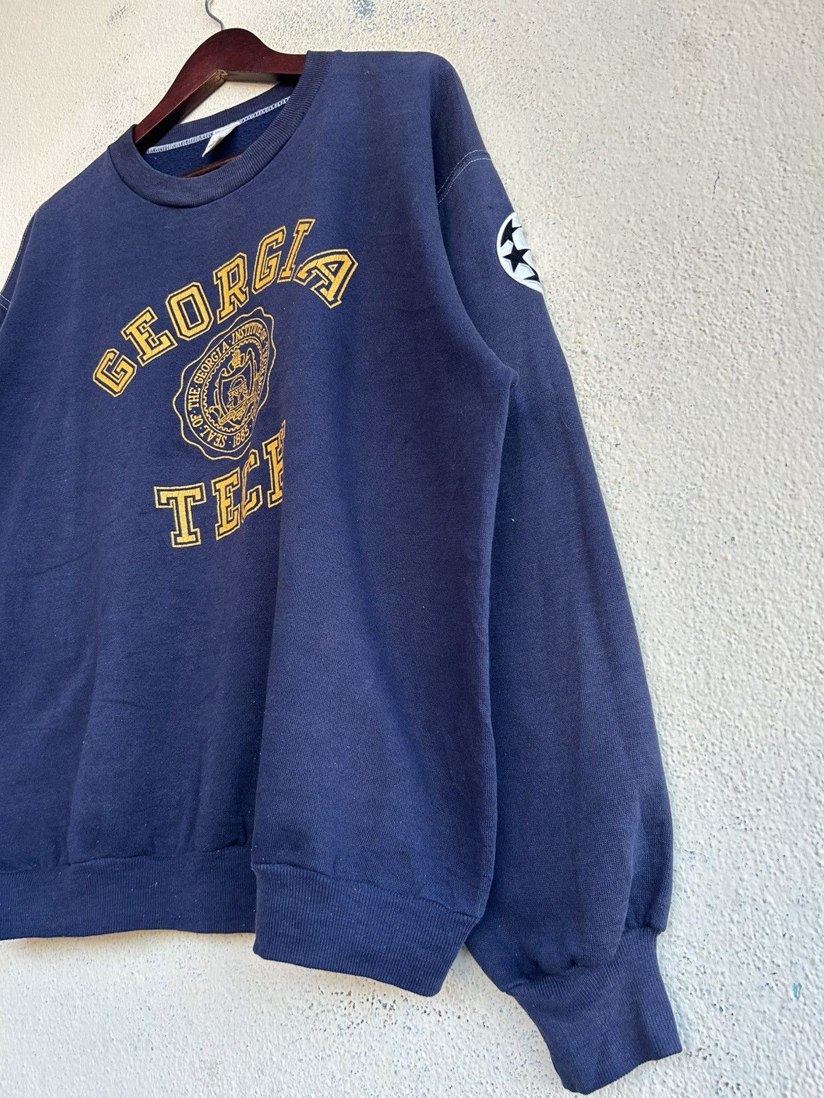 Russell Athletic Vintage The Georgia Institute Of Technology Soccer Size US L / EU 52-54 / 3 - 3 Thumbnail