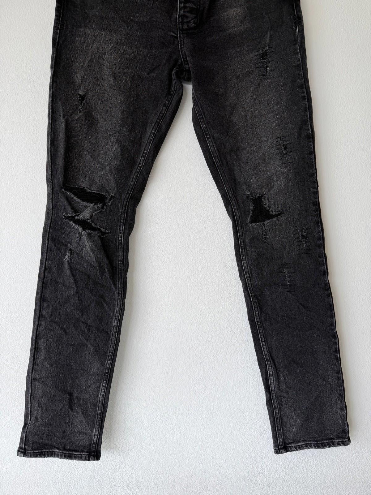 Ksubi new Ksubi mens jeans chitch black grey ashes trashed 32 Size US 32 / EU 48 - 3 Thumbnail