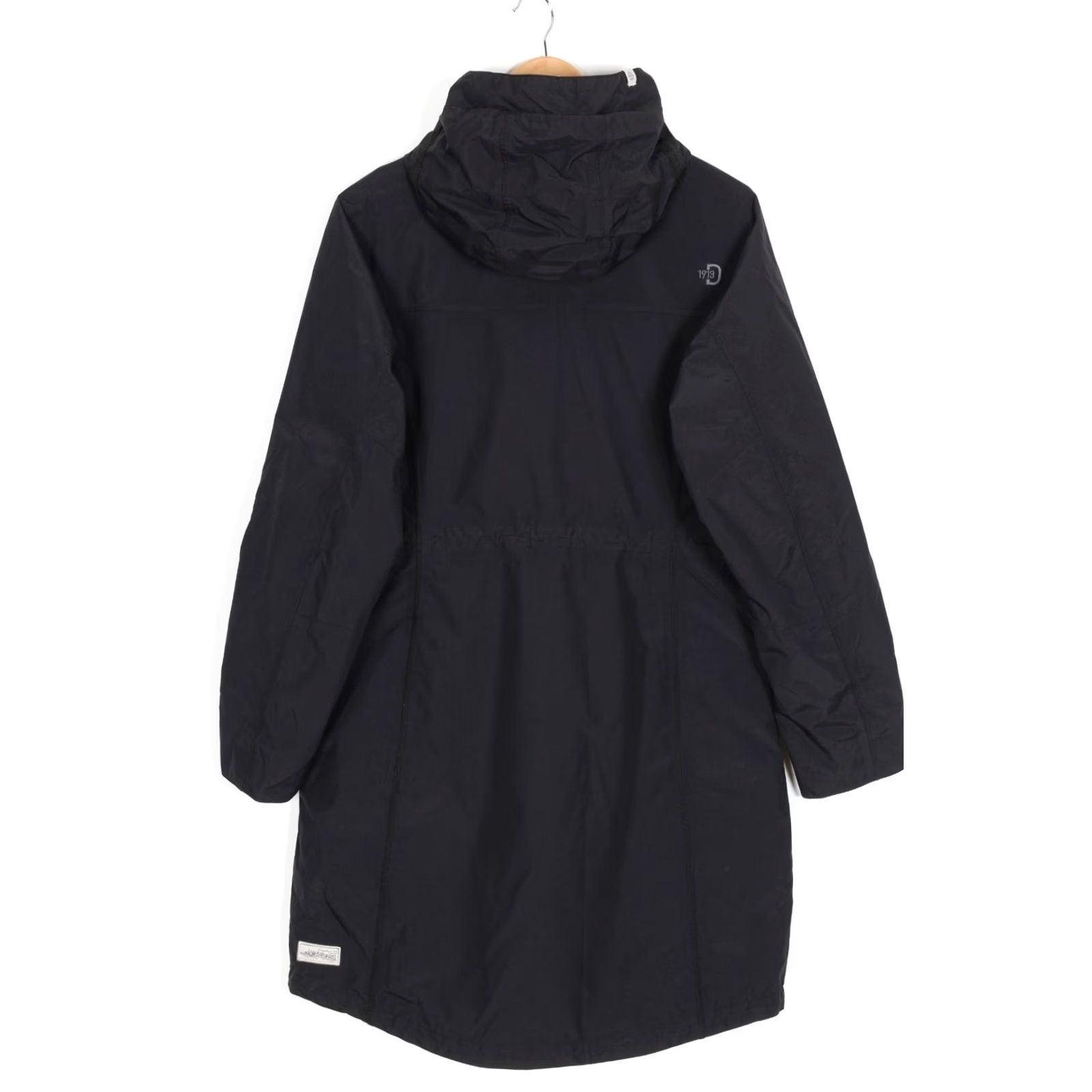 Vintage Didriksons THELMA Coat Jacket Women MJ6449 Hooded Waterproof Breathable Size 40 Black Parka Jacket Womens Size S / US 4 / IT 40 - 3 Thumbnail