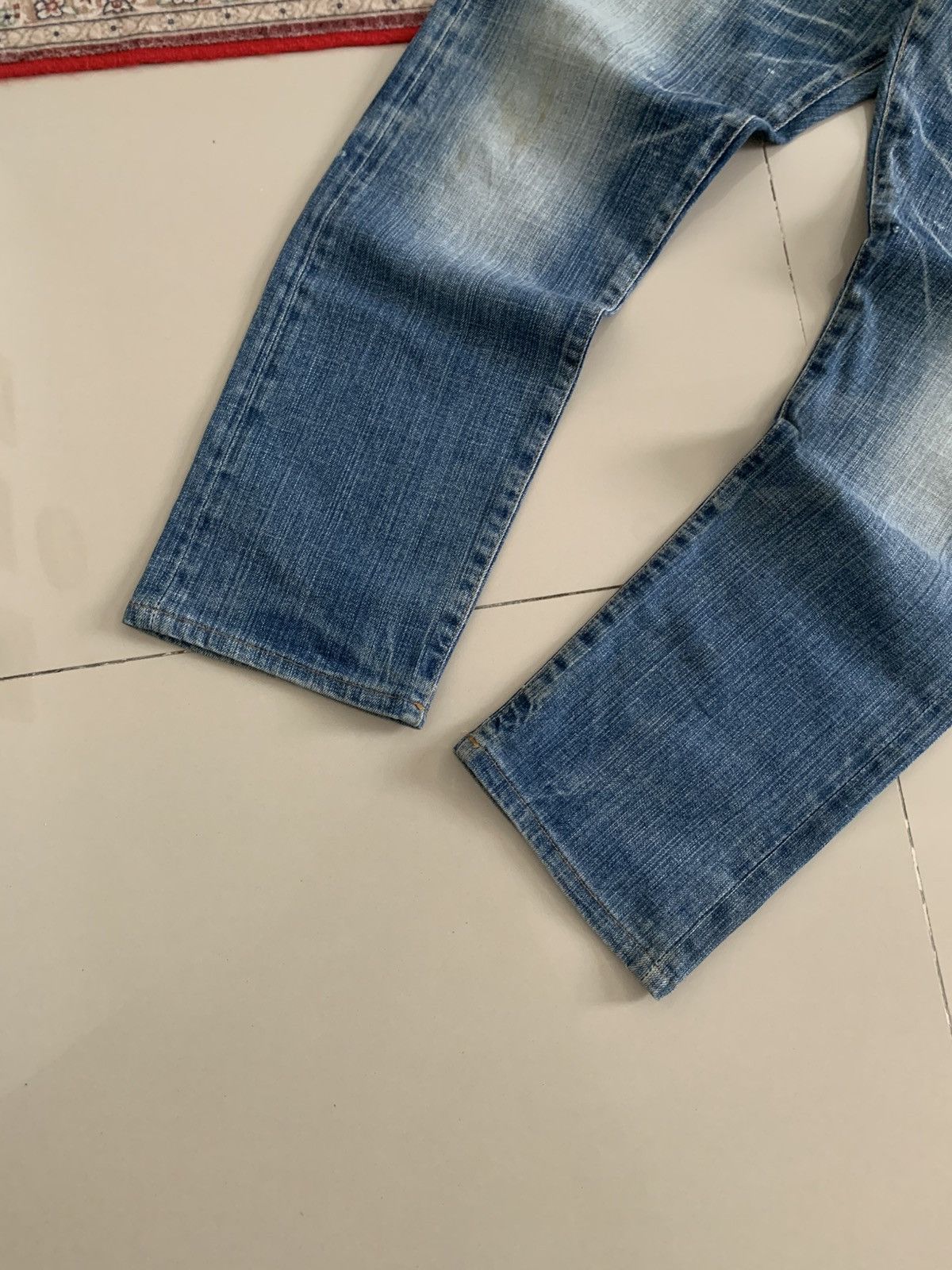 Eternal Eternal Japan Distressed Faded Blue Jeans Size US 34 / EU 50 - 8 Thumbnail