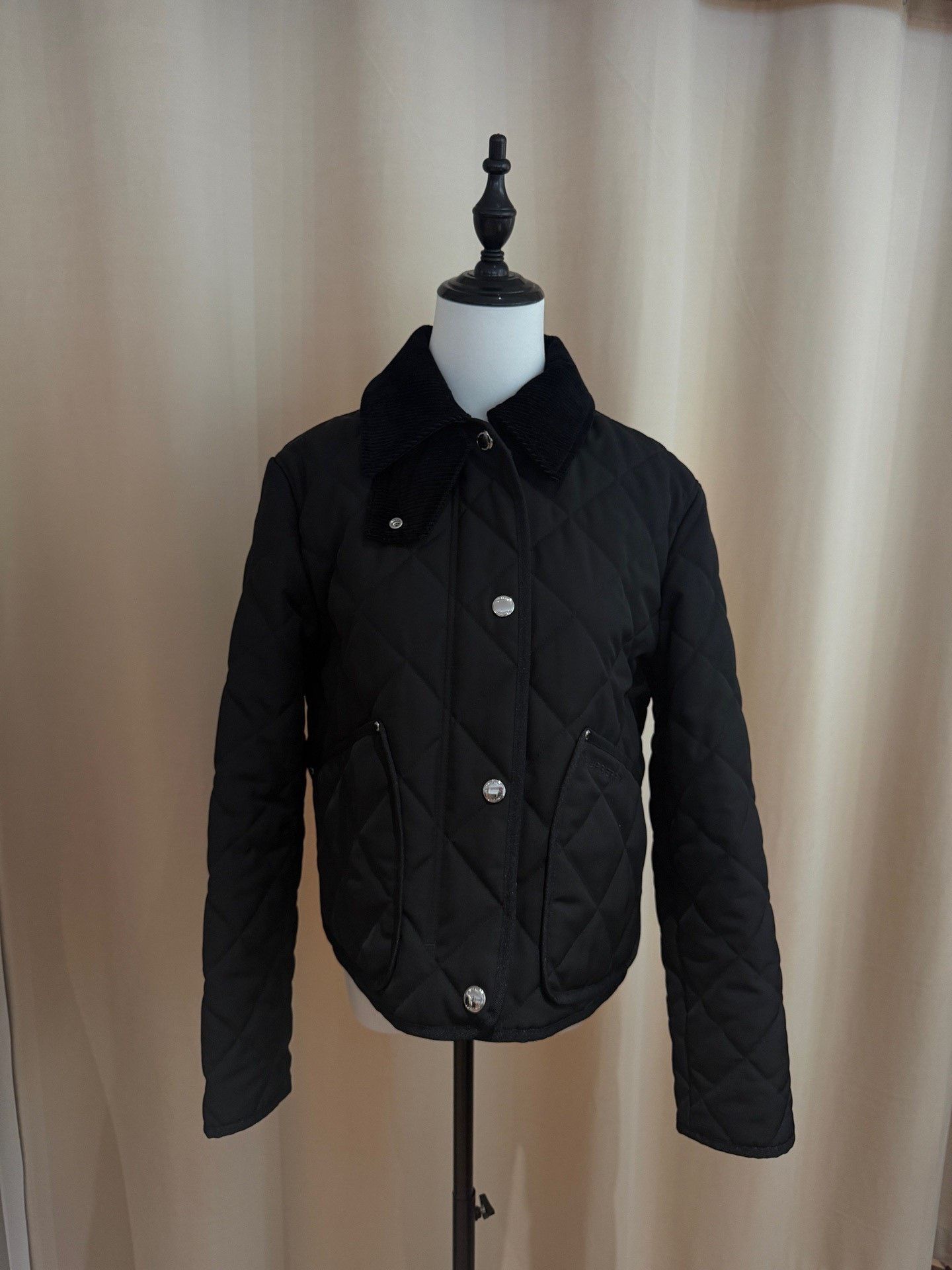 Burberry Burberry Black Quilted Jacket XS Size XS / US 0-2 / IT 36-38 - 1 Thumbnail