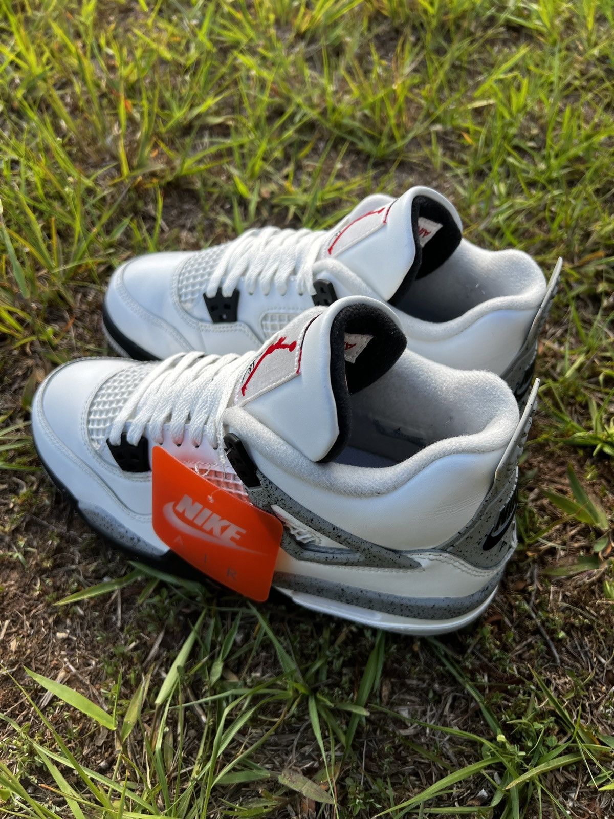Jordan Brand CLEAN Air Jordan 4 size 7 Mens White Cement Retro 2025 shoes Size US 7 / EU 40 - 6 Thumbnail
