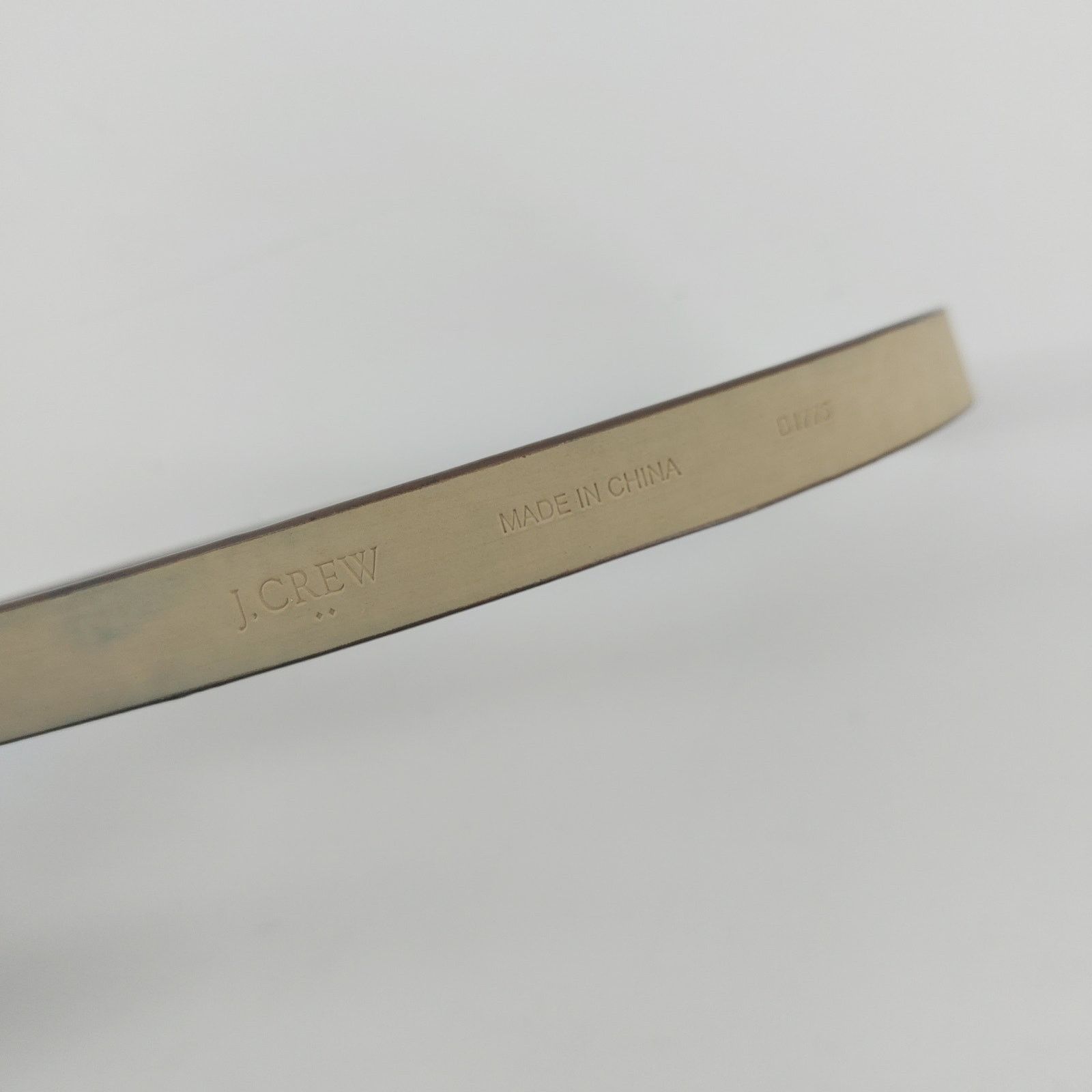 J.Crew J. Crew Factory Metallic Skinny Belt Fashion Glam Preppy S Size ONE SIZE - 5 Thumbnail