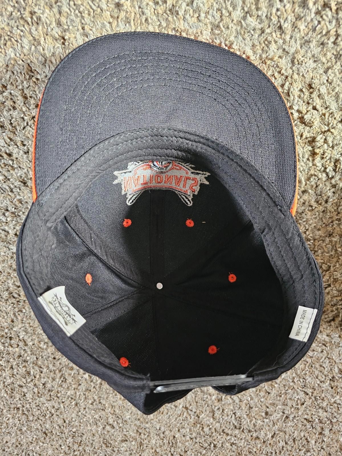 Designer The Youth Baseball Nationals Snapback Hat Black Embroidered Size ONE SIZE - 6 Thumbnail